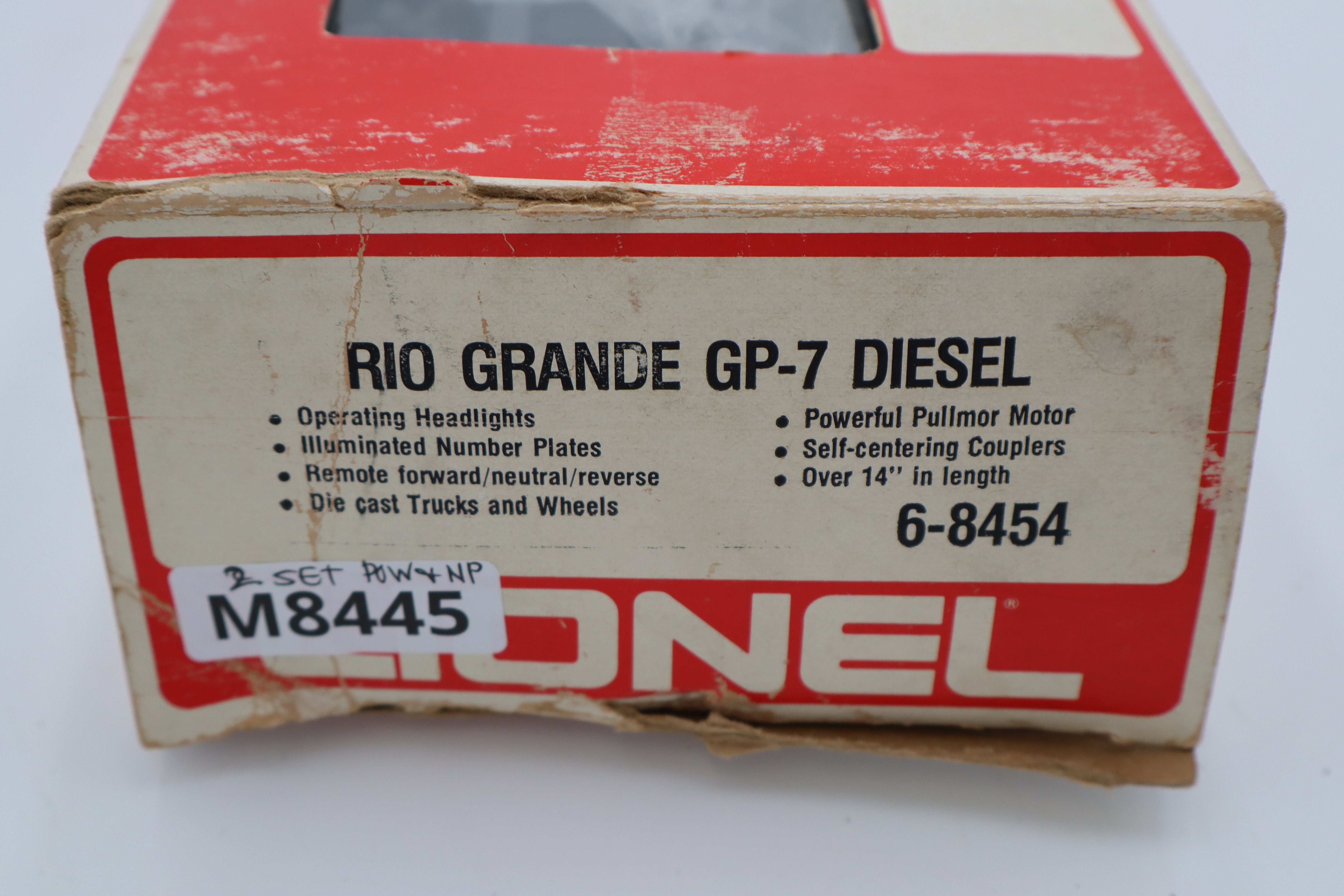 Lionel 6-8454 & 6-8455 Rio Grande GP-7 Powered & Non Powered-Second hand-M8445