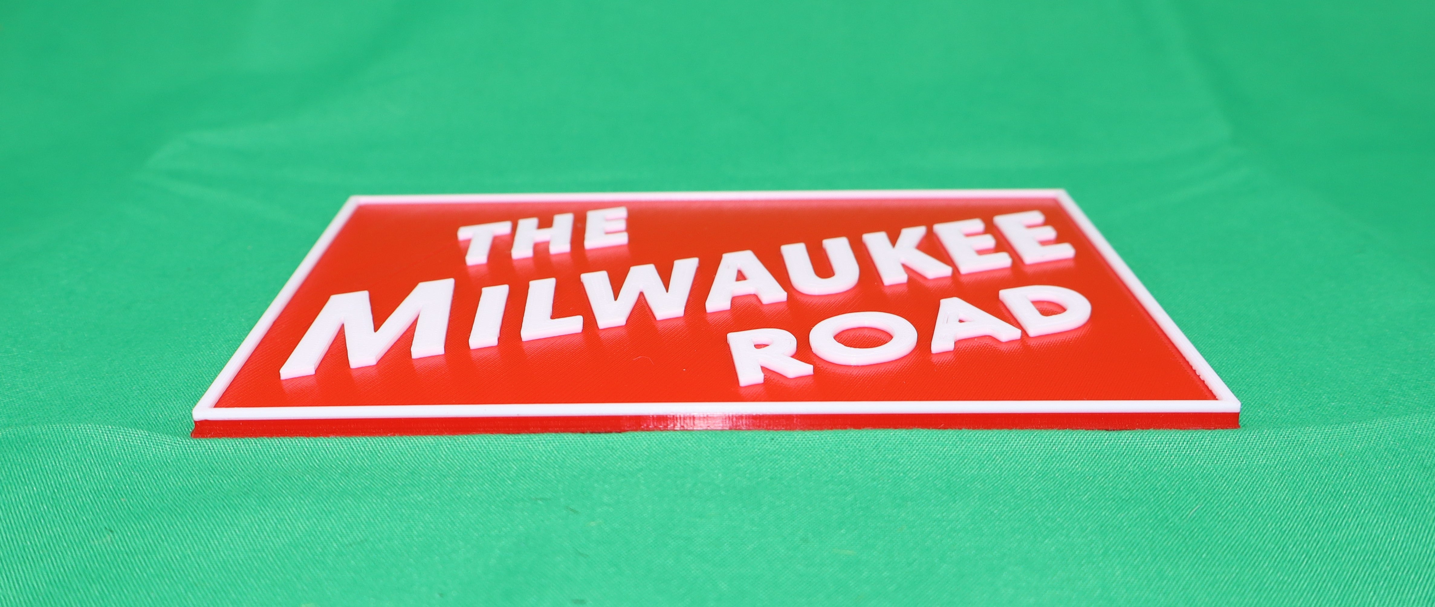 Trackside 3D #35 - 3D Printed Railroad Signs "The Milwaukee Road"