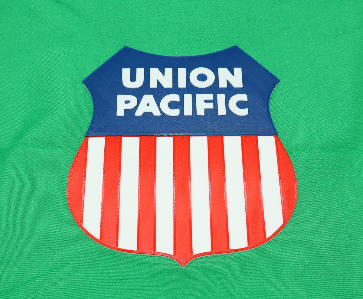 Trackside 3D #32 - 3D Printed Railroad Signs "Union Pacific"