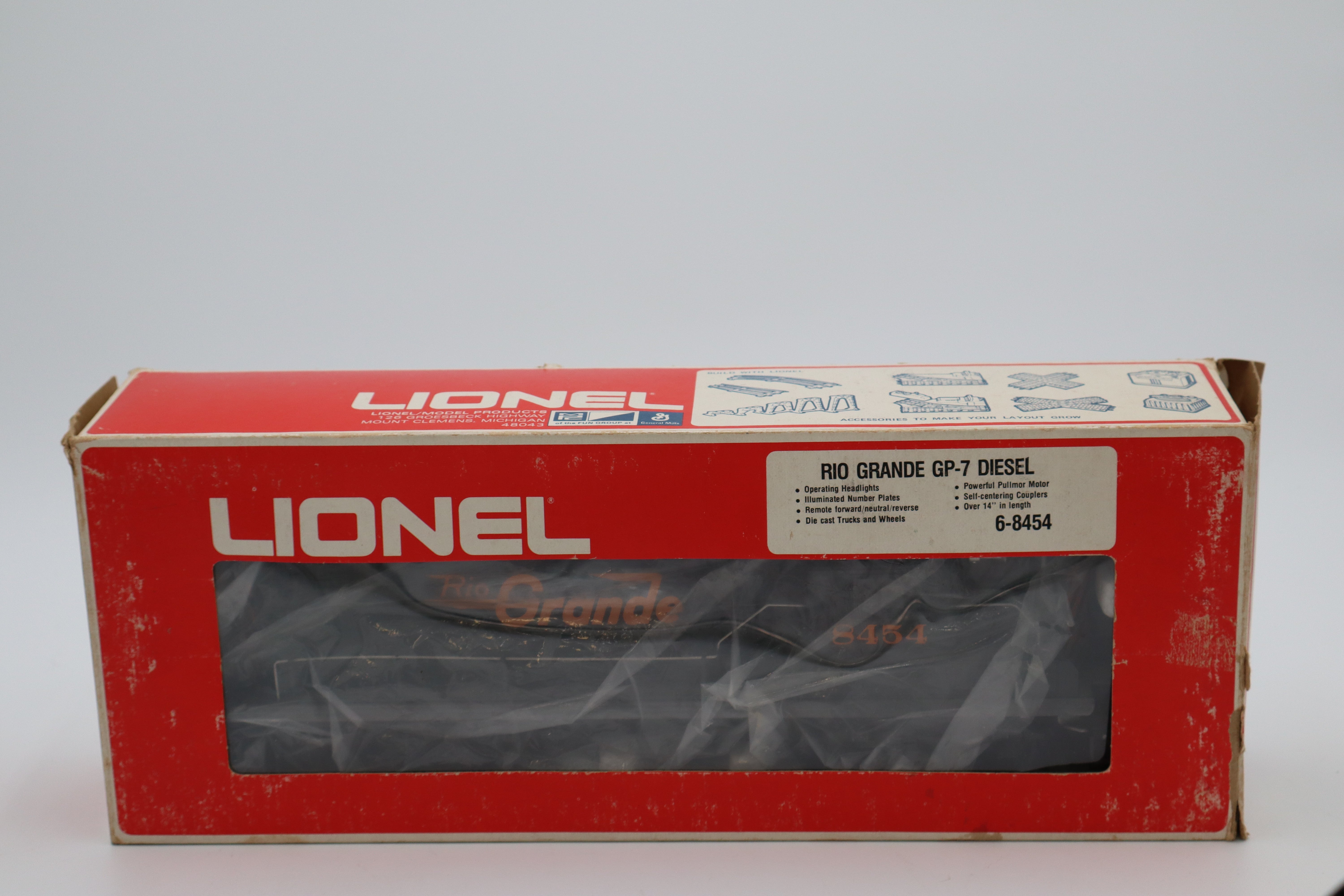 Lionel 6-8454 & 6-8455 Rio Grande GP-7 Powered & Non Powered-Second hand-M8445