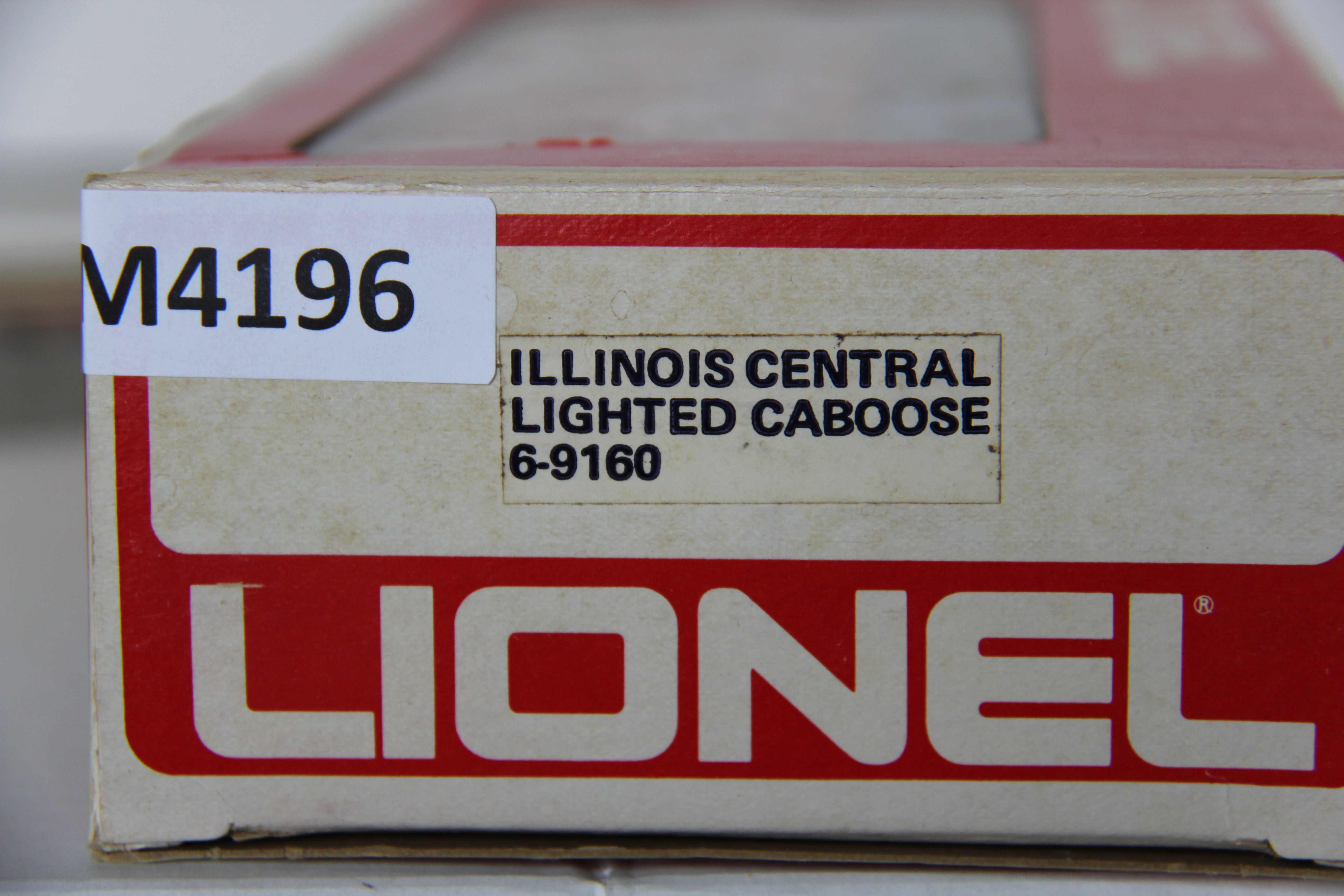 Lionel 6-9160 Illinois Central Lighted Caboose-Second hand-M4196