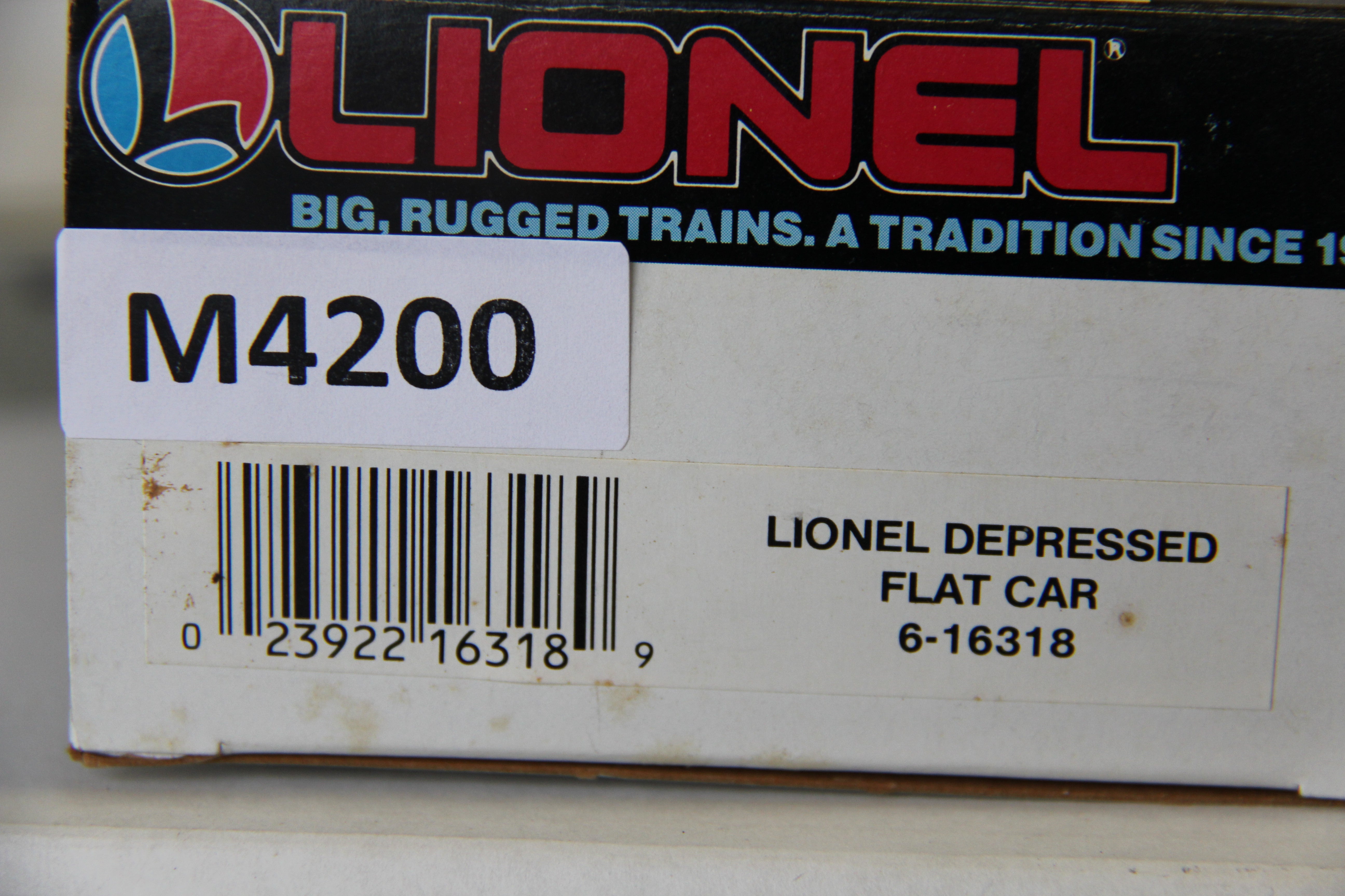 Lionel 6-16318 Depressed Flat Car-Second hand-M4200