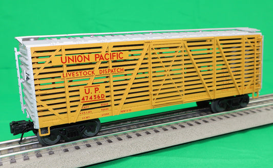 Atlas O 2002414 - Trainman - 40' Stock Car "Union Pacific" (Livestock Dispatch)