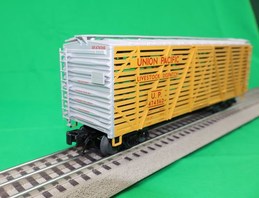 Atlas O 2002414 - Trainman - 40' Stock Car "Union Pacific" (Livestock Dispatch)