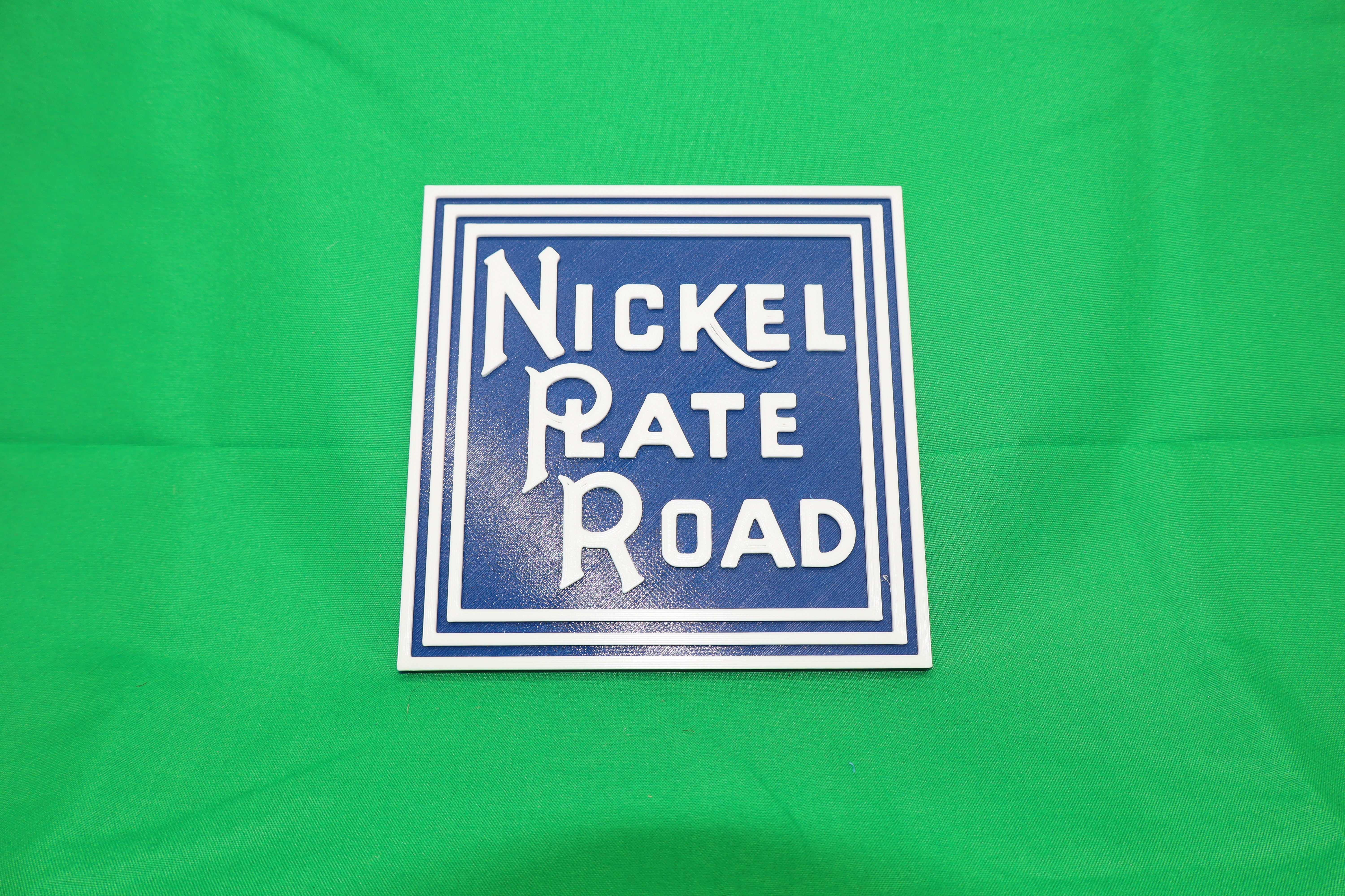 Trackside 3D #10 - 3D Printed Railroad Signs "Nickel Plate Road"