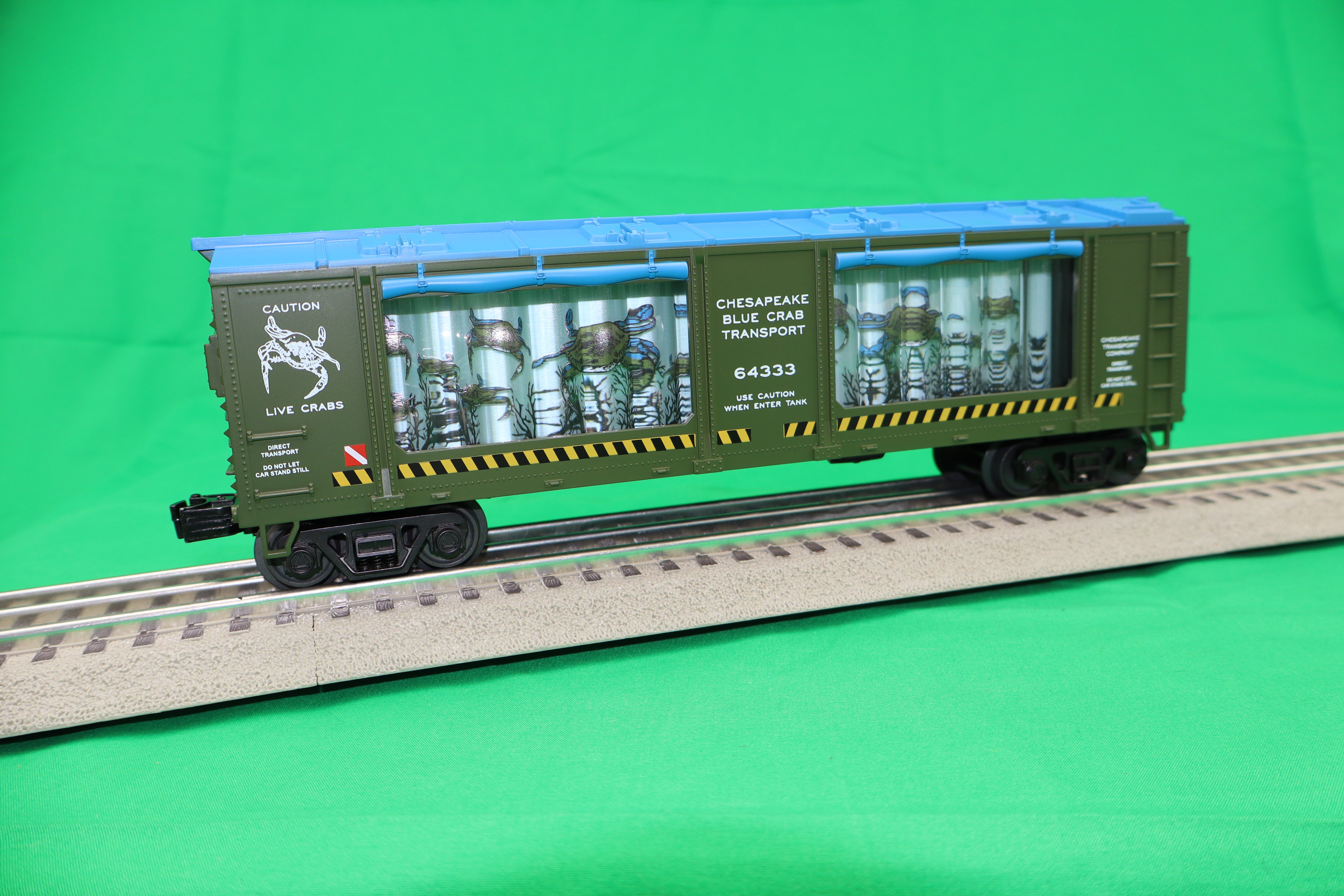 MTH 30-79694 - Operating Action Car "Maryland Blue Crabs" #64333