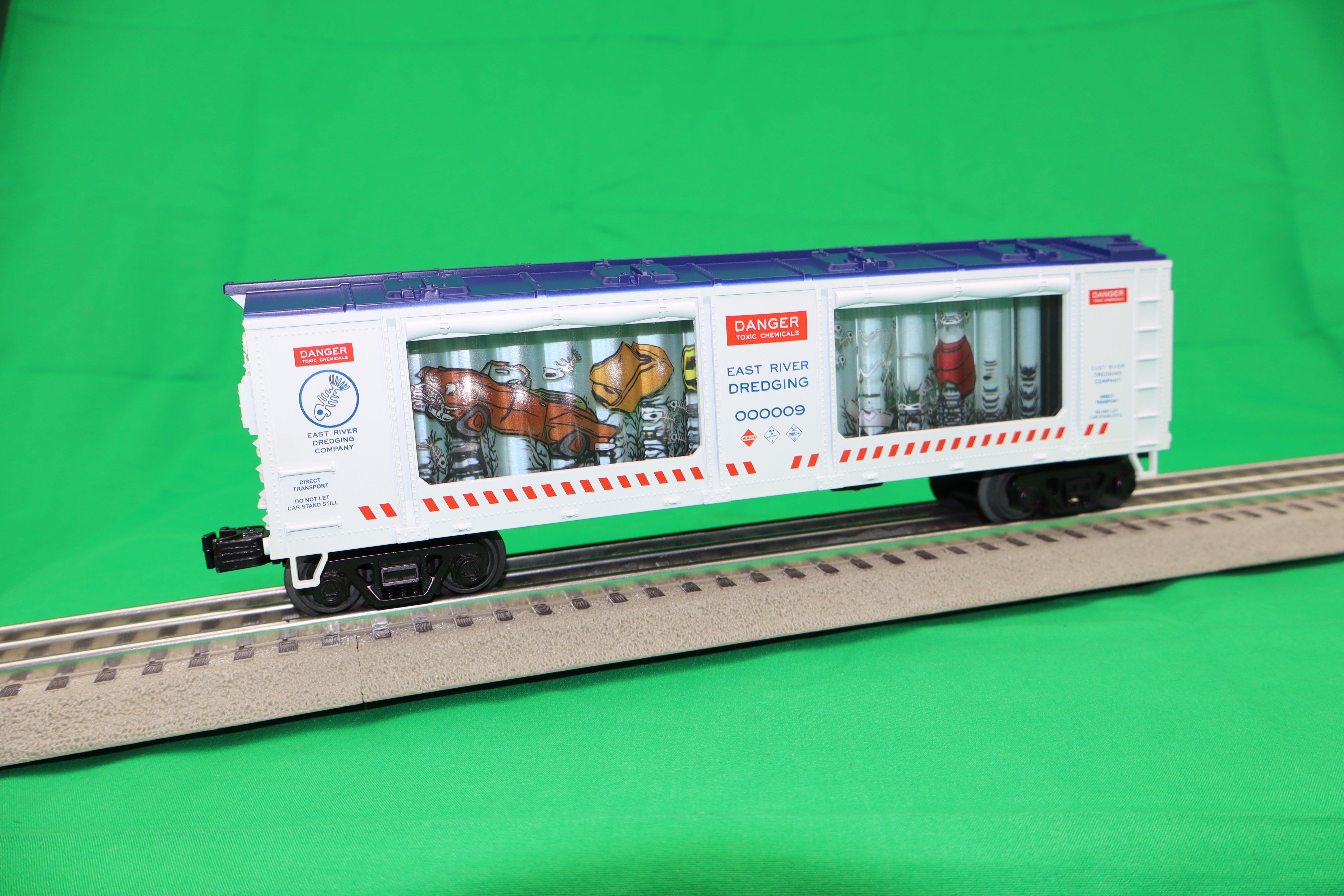 MTH 30-79693 - Operating Action Car "East River Dredging" #00009