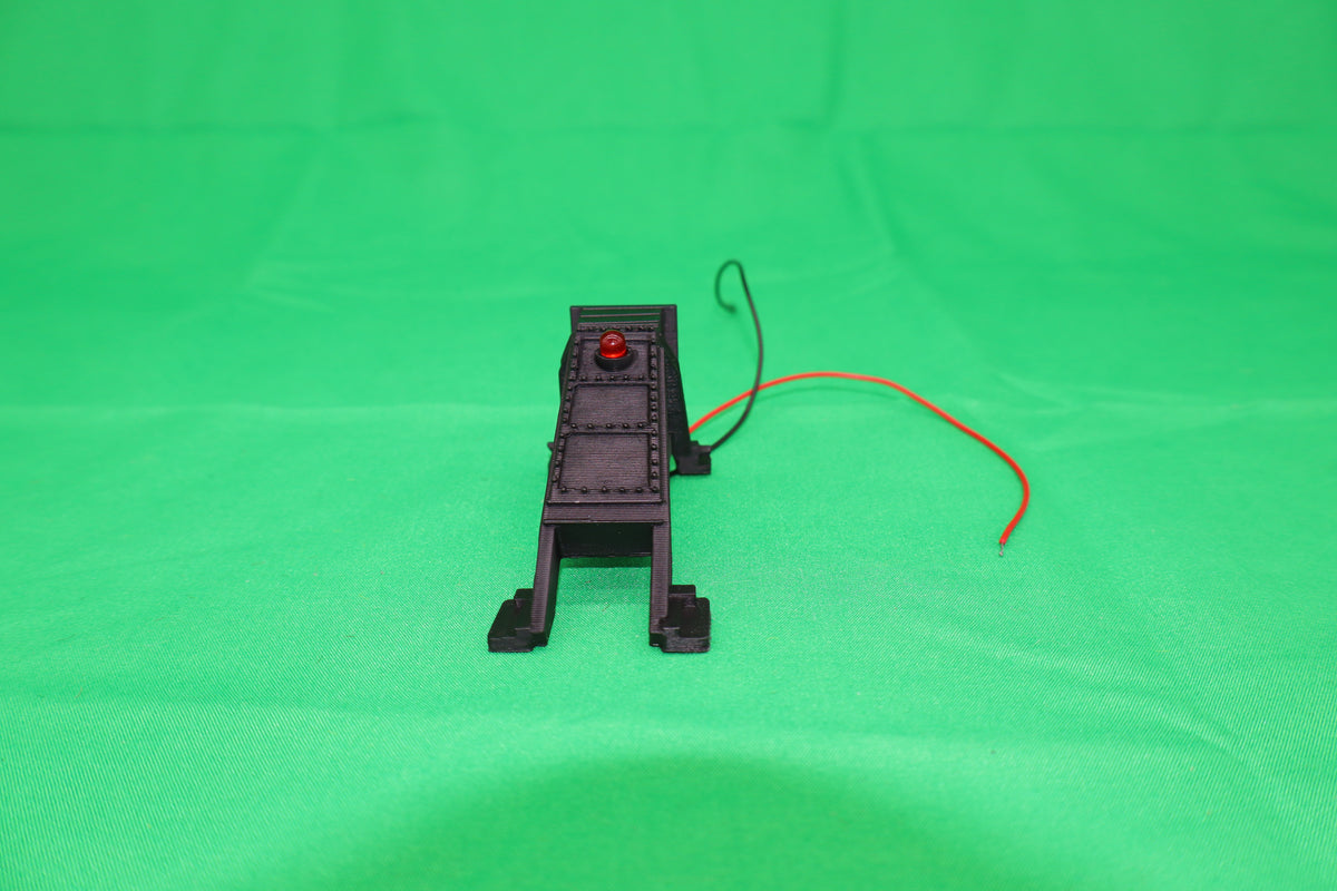 K & R Custom Models #9010 - Lit Bumper w/ LED Lower Back - MrMuffin'sTrains