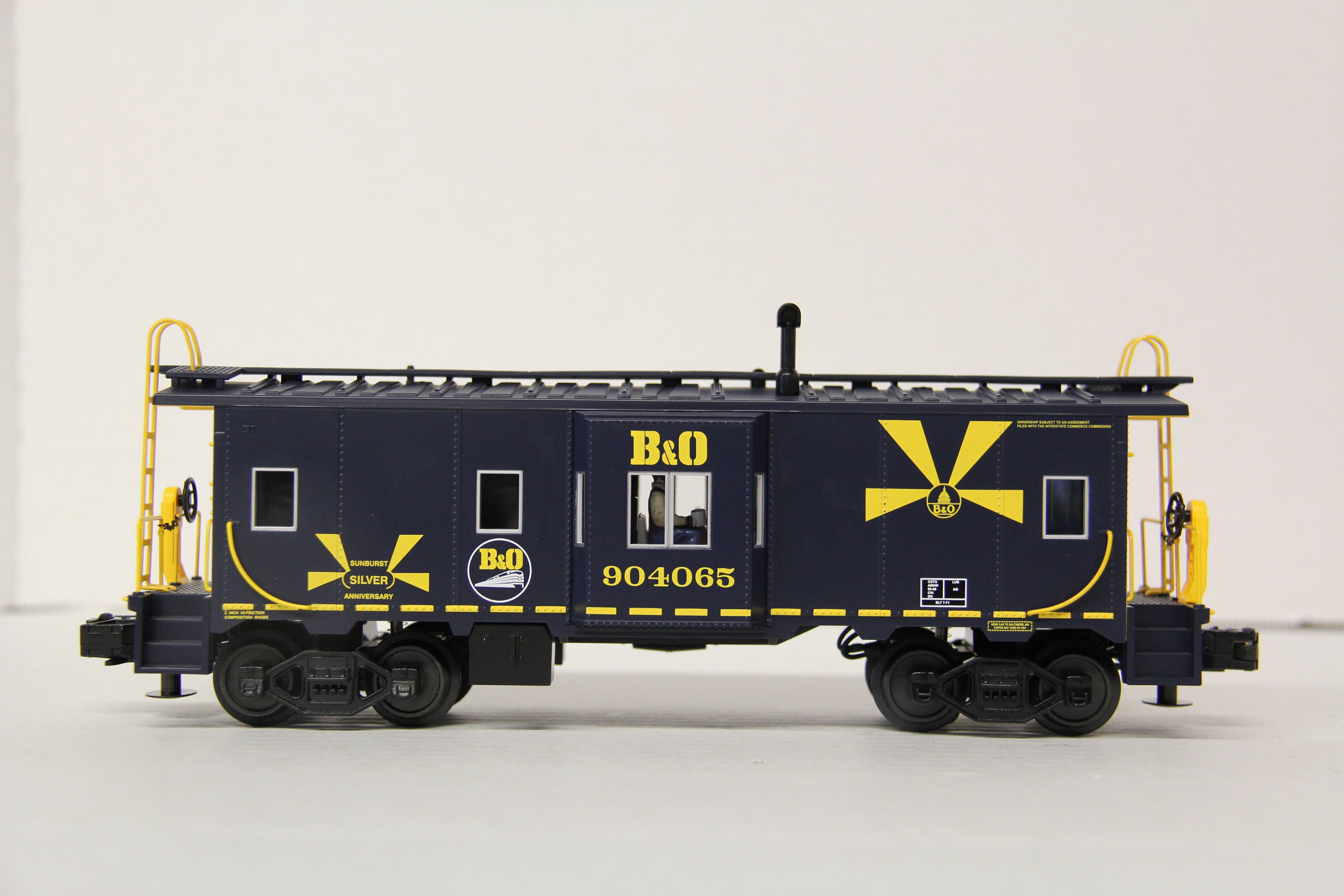 MTH 20-91090 Baltimore & Ohio Bay Window Caboose-Second hand-M6291