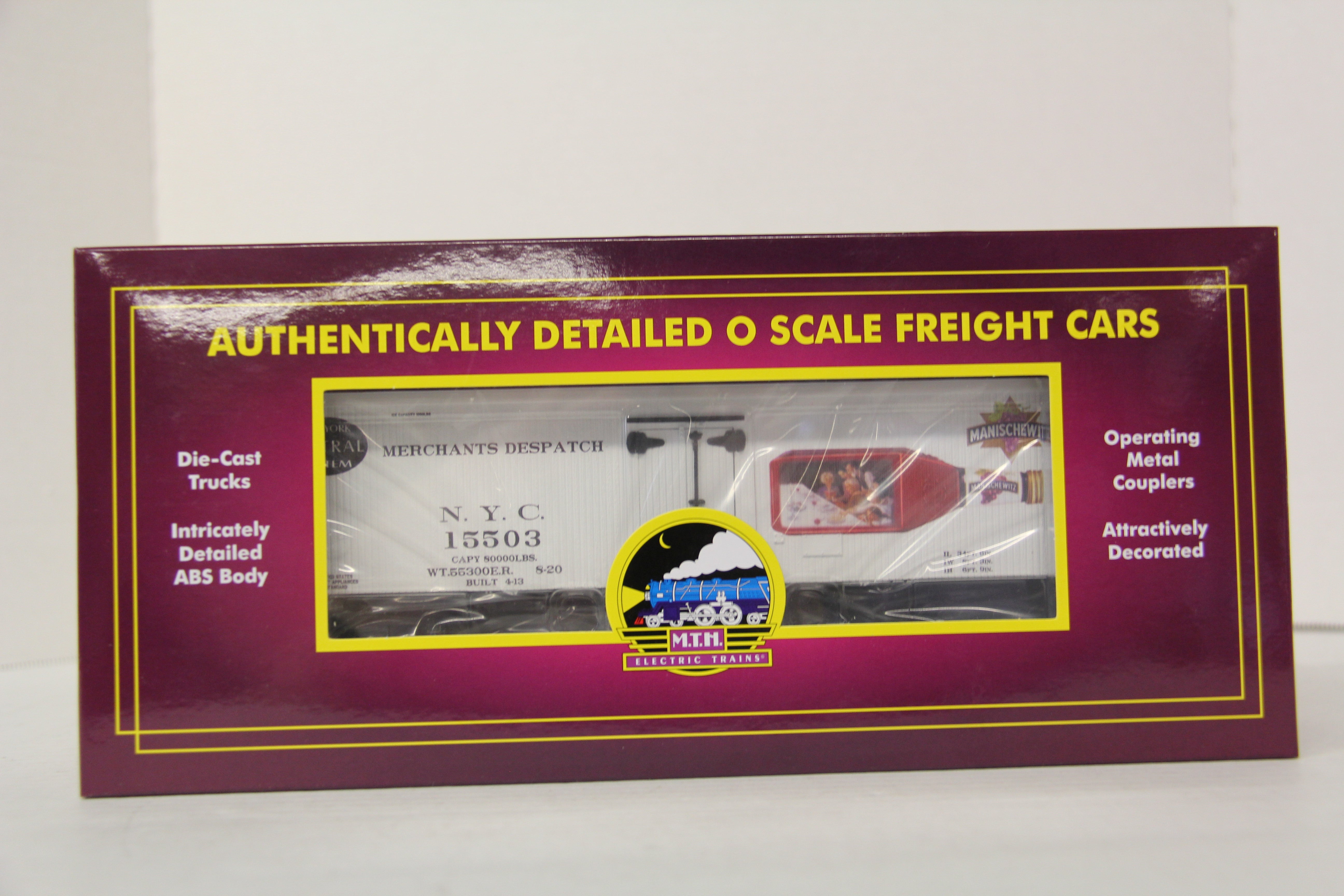 MTH 20-94657 New York Central 36' Woodsided Reefer Car #15503-Second hand-M6292