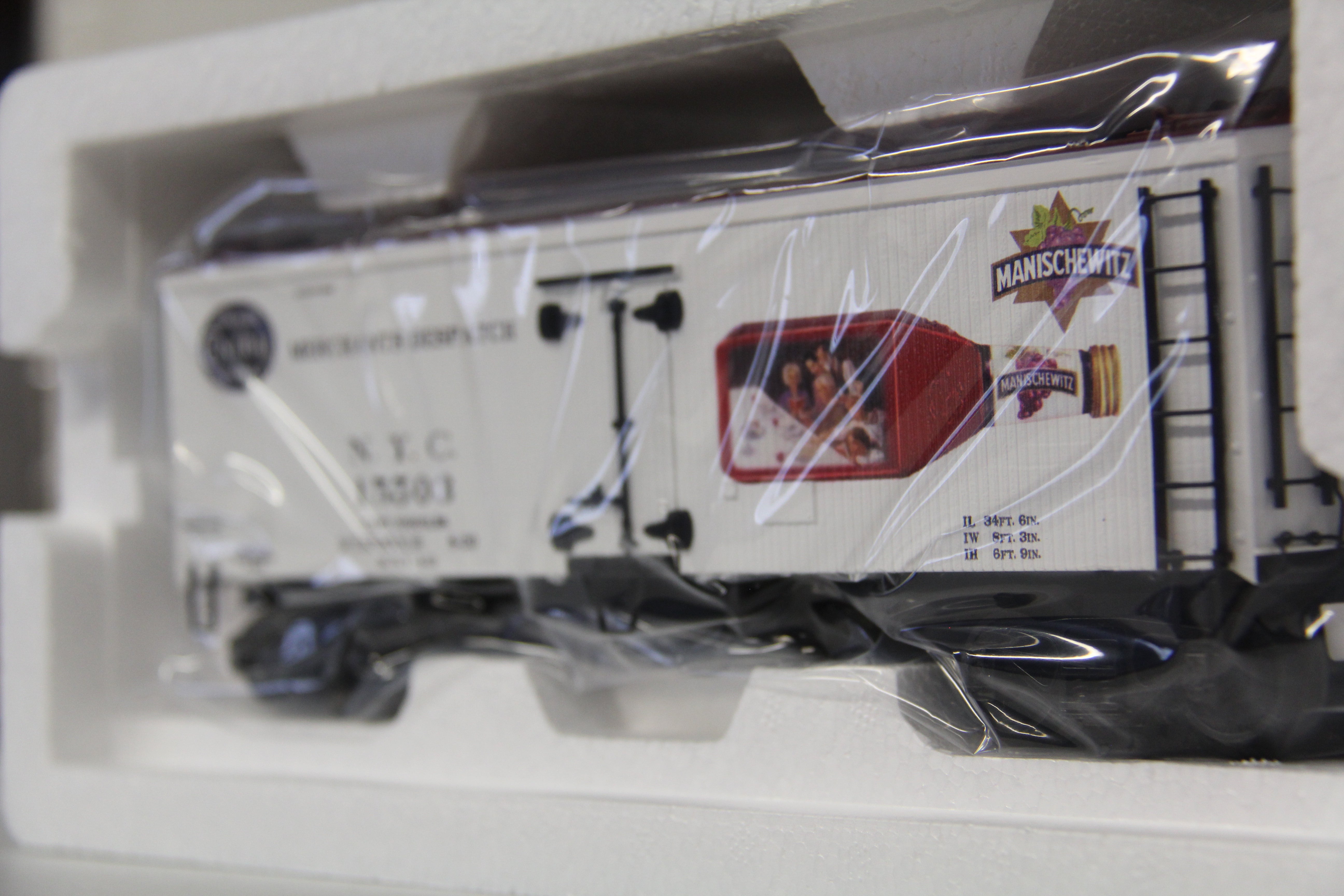 MTH 20-94657 New York Central 36' Woodsided Reefer Car #15503-Second hand-M6292