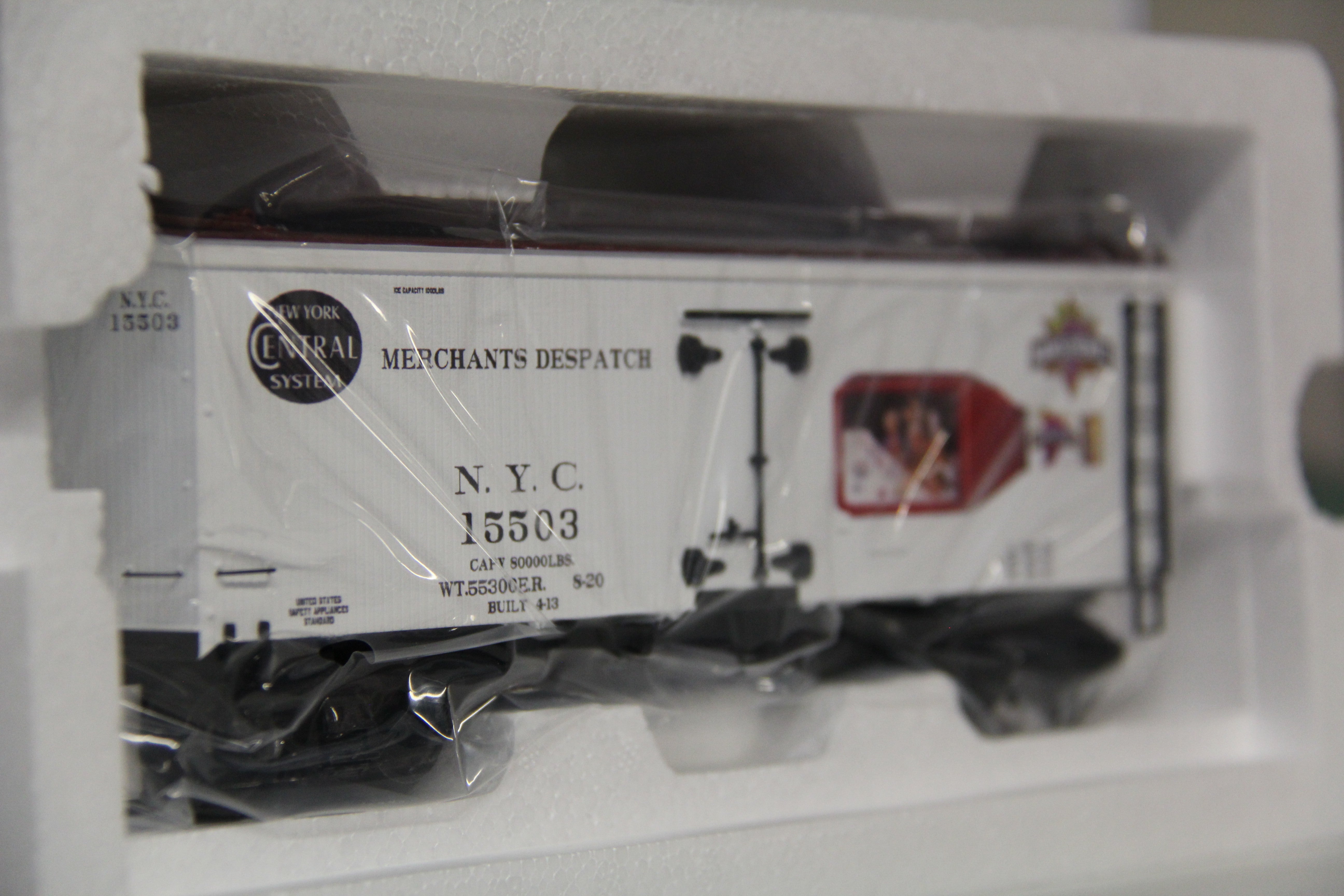 MTH 20-94657 New York Central 36' Woodsided Reefer Car #15503-Second hand-M6292