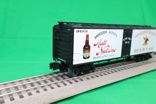 Lionel 2442201 - Anheuser-Busch - Woodside Reefer Car "Budweiser" #3601 - MrMuffin'sTrains