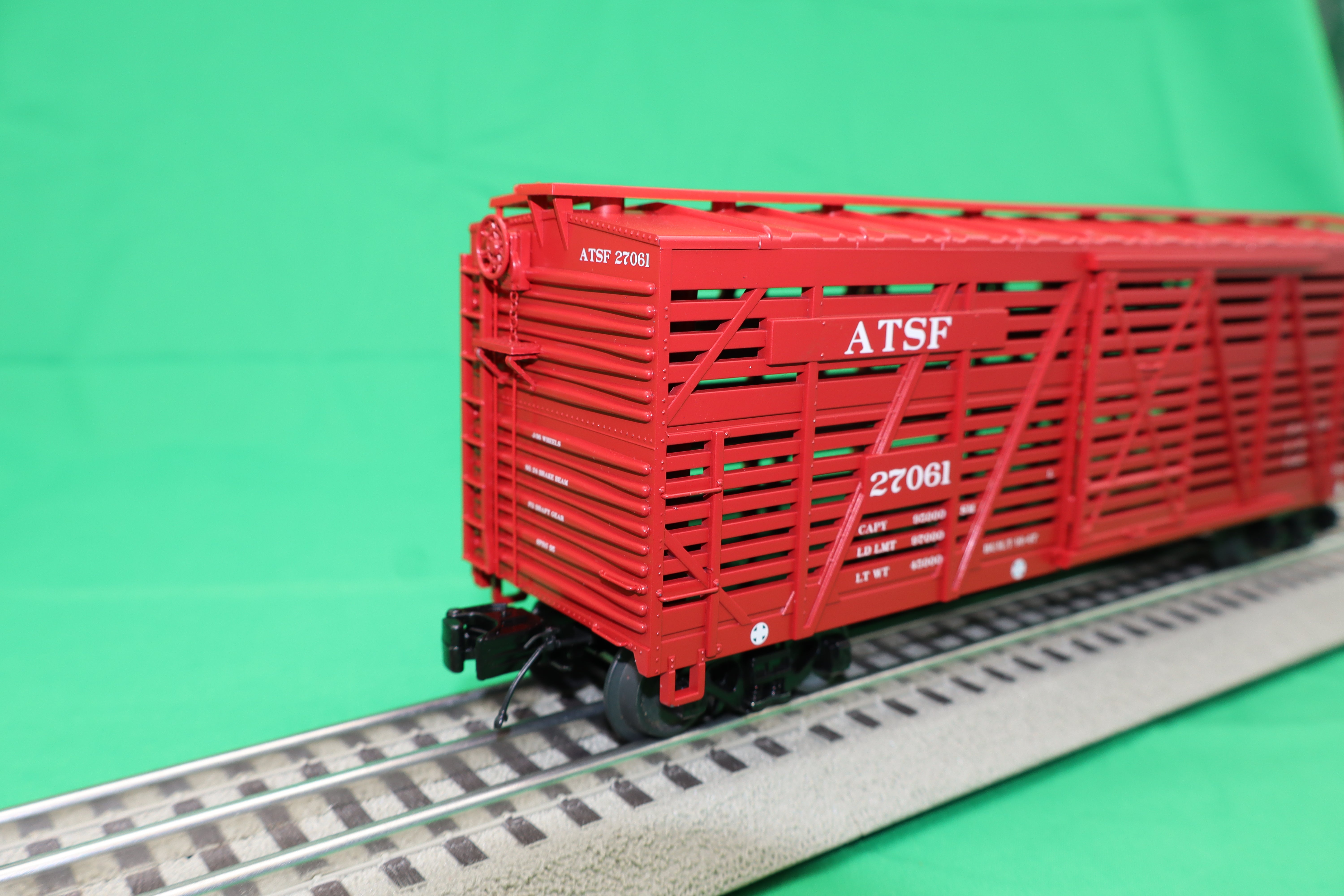 MTH 20-94729 - Steel Sided Stock Car "Santa Fe"