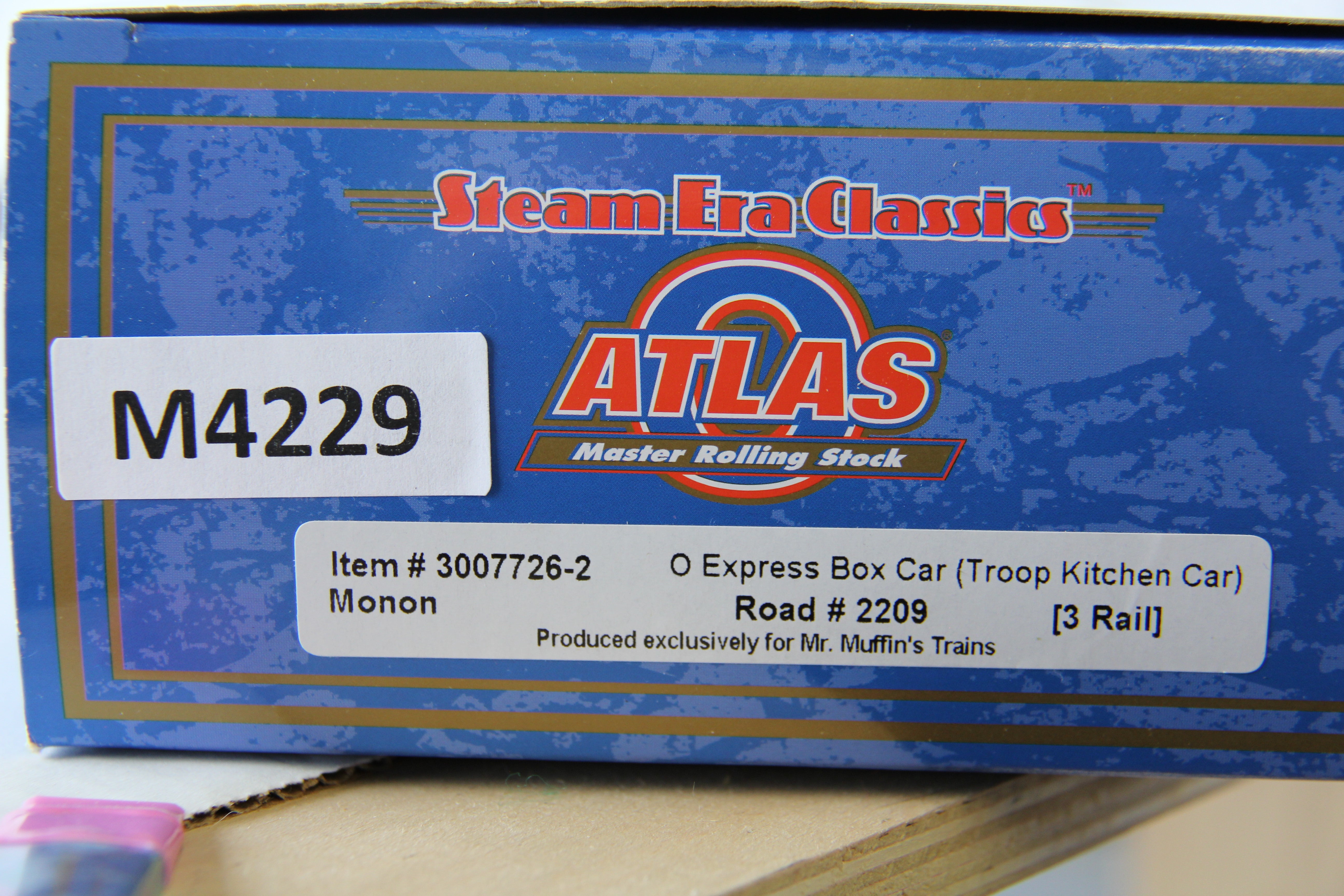 Atlas #30007726-2 Monon Express Box Car-Second hand-M4229
