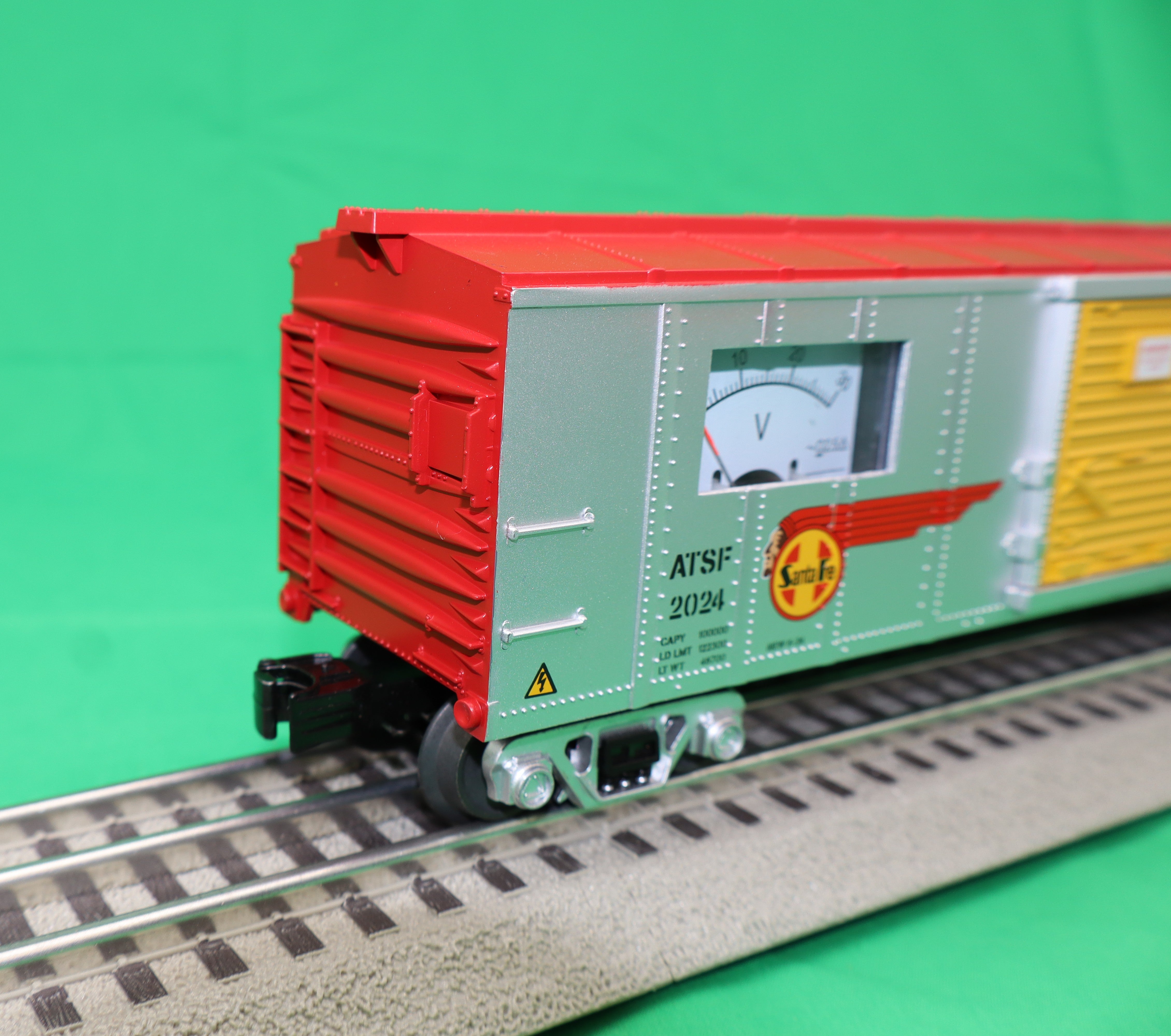 MTH 30-71189 - Box Car "Santa Fe" #2024 w/ Power Meter