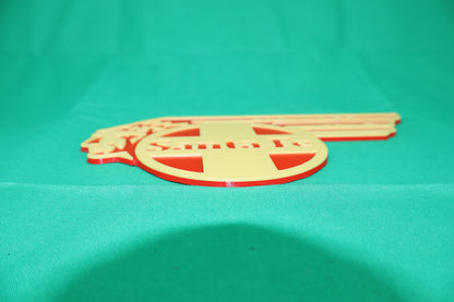 Trackside 3D #47 - 3D Printed Railroad Signs "Santa Fe" (Headdress) - MrMuffin'sTrains