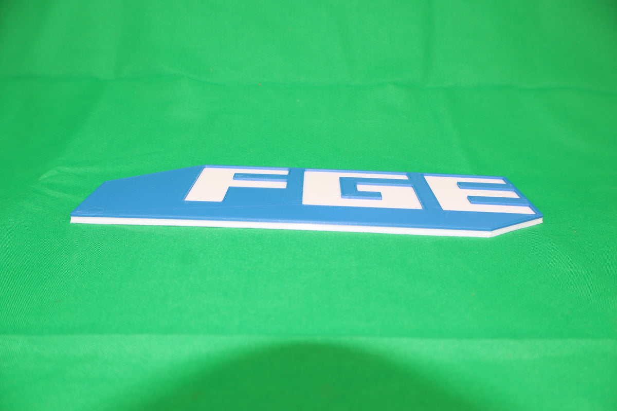 Trackside 3D #43 - 3D Printed Railroad Signs "Fruit Growers Express" (FGE)
