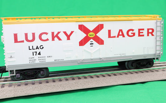 Atlas O 2001142 - Trainman - Pabst Brewing Company - 40' Plug Door Boxcar "Lucky Lager"