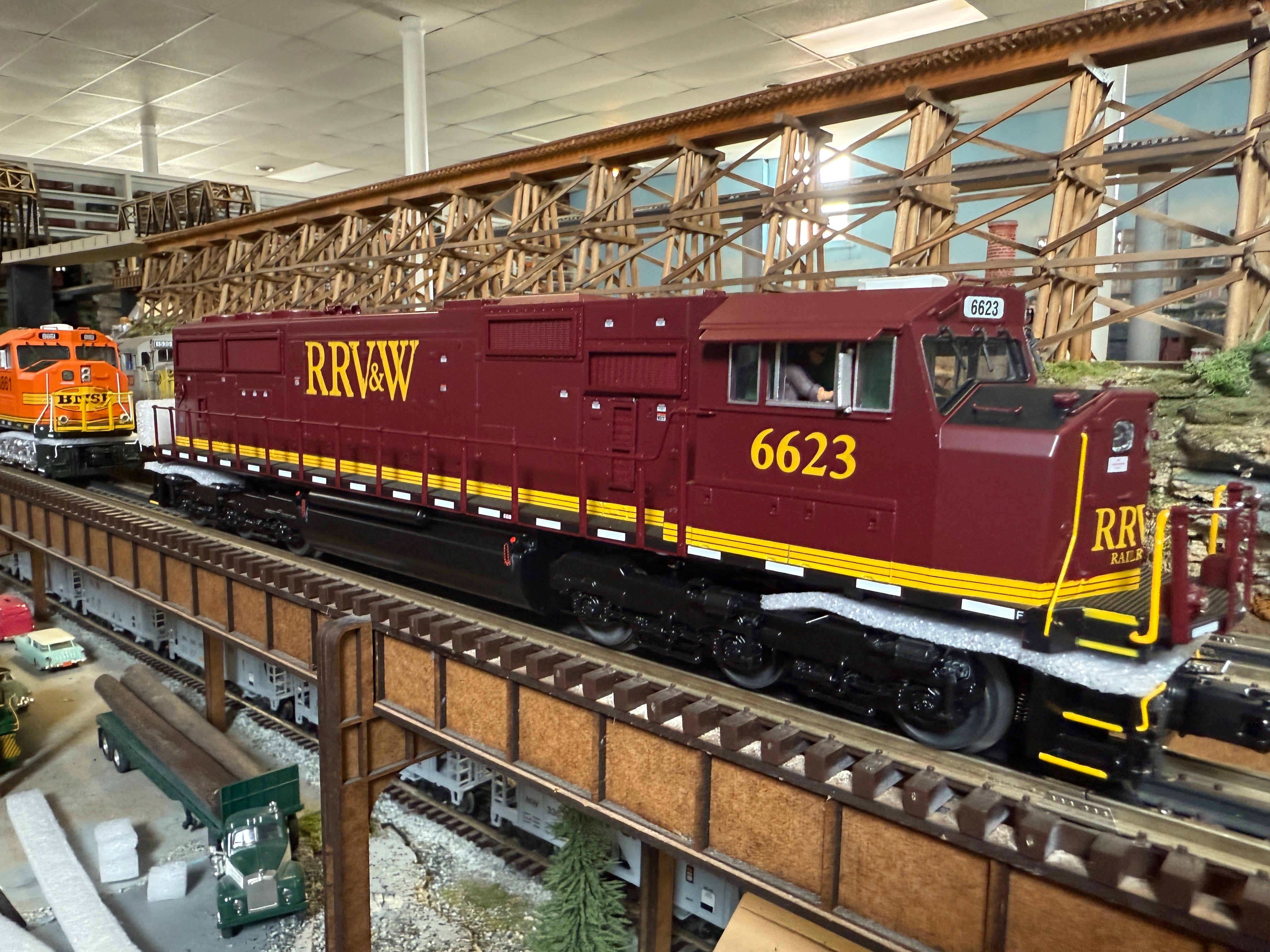 MTH 20-21952-1 - SD70Mac Diesel Engine "Red River Valley & Western" #6621 w/ PS3