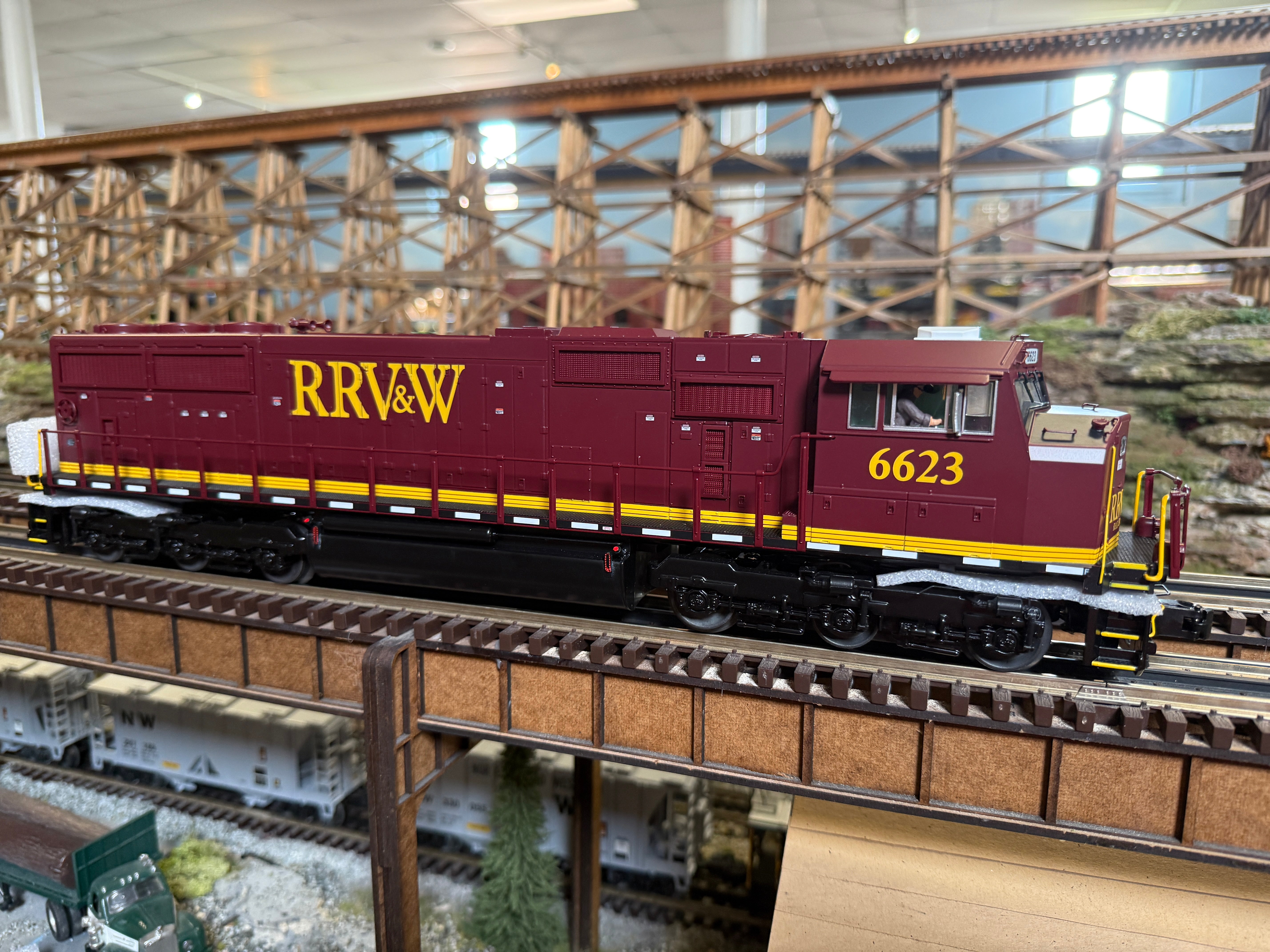 MTH 20-21953-1 - SD70Mac Diesel Engine "Red River Valley & Western" #6623 w/ PS3