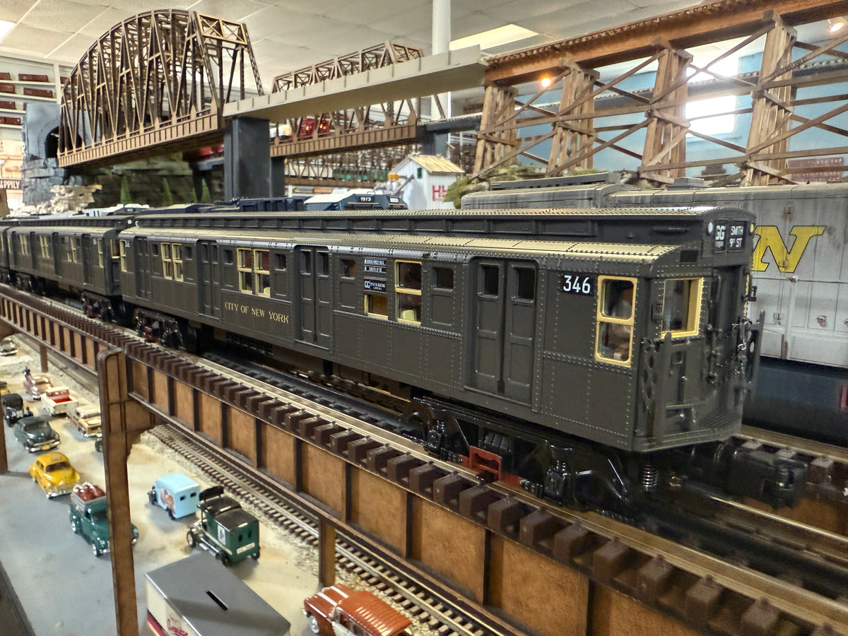 MTH 20-21940-1 - R1 Subway Set "Metropolitan Transportation Authority" w/ PS3 (4-Car) - MrMuffin'sTrains