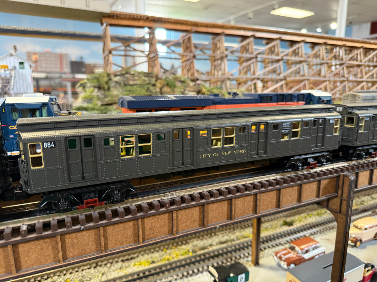 MTH 20-21940-1 - R1 Subway Set "Metropolitan Transportation Authority" w/ PS3 (4-Car) - MrMuffin'sTrains