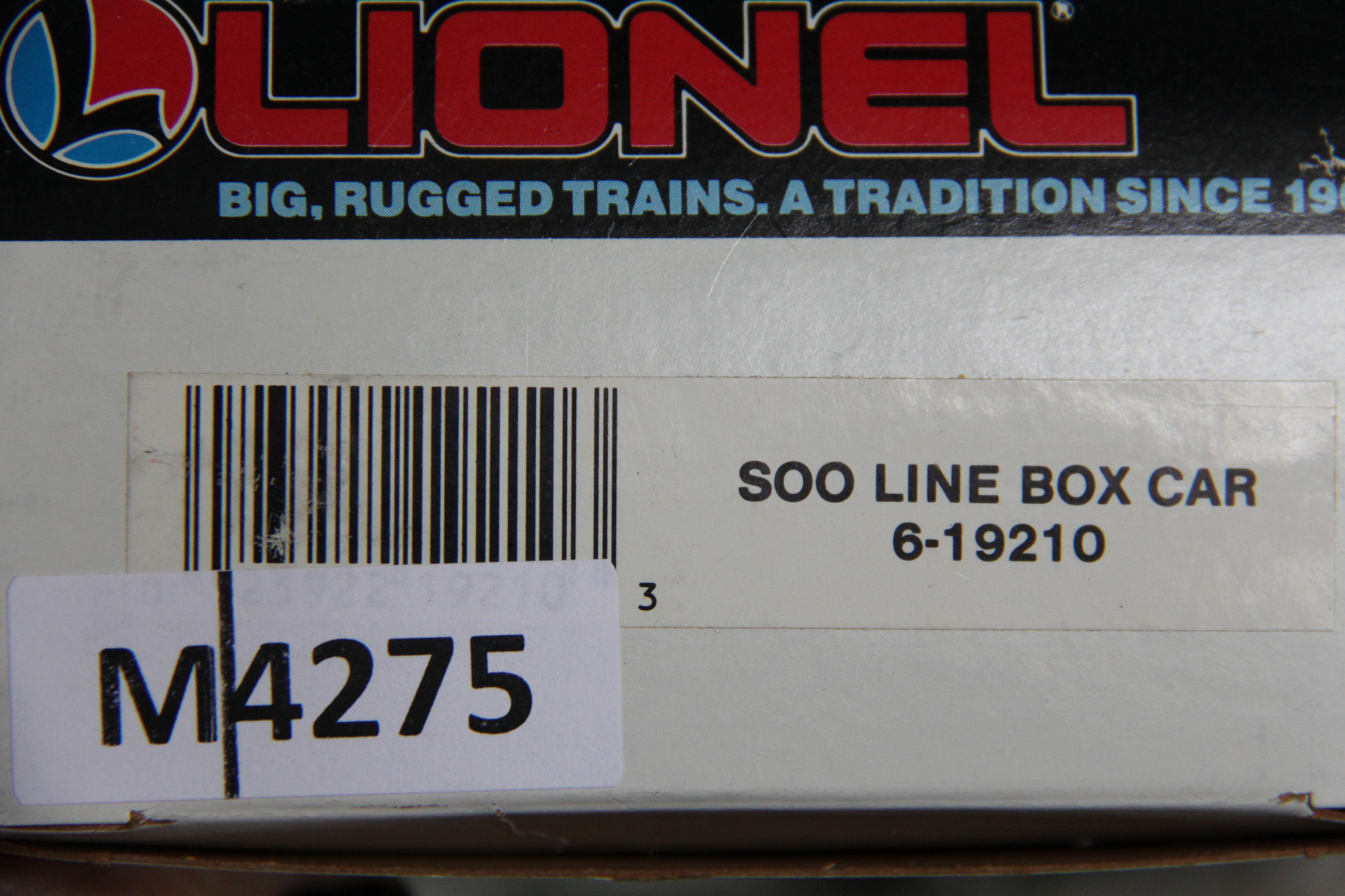 Lionel 6-19210 Soo Line Box Car-Second hand-M4275