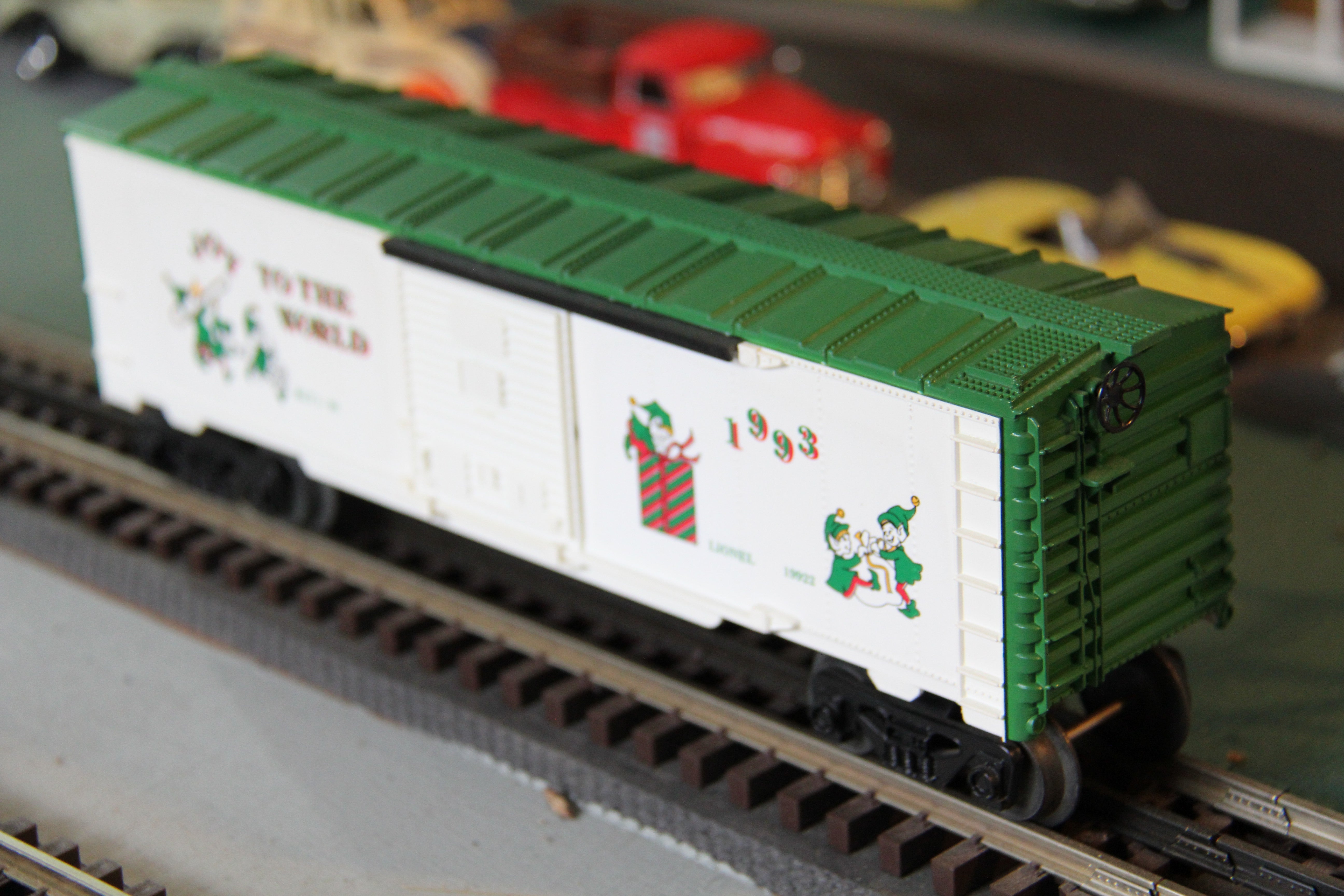 Lionel 6-19922  Joy To The World 1993 Christmas Boxcar-Second hand-M4278
