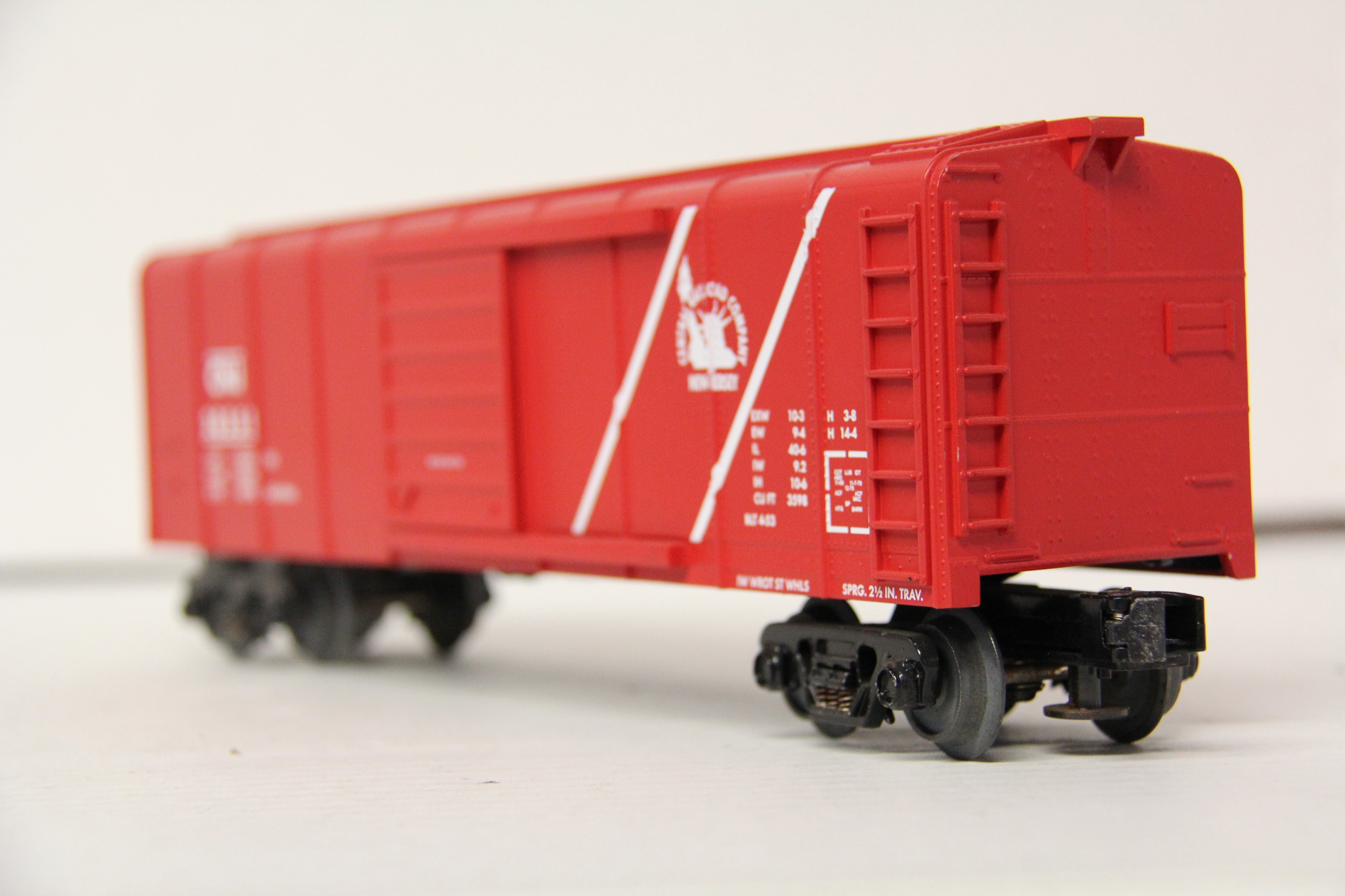 Rail King CNJ Box Car #20551-Second hand-M6327