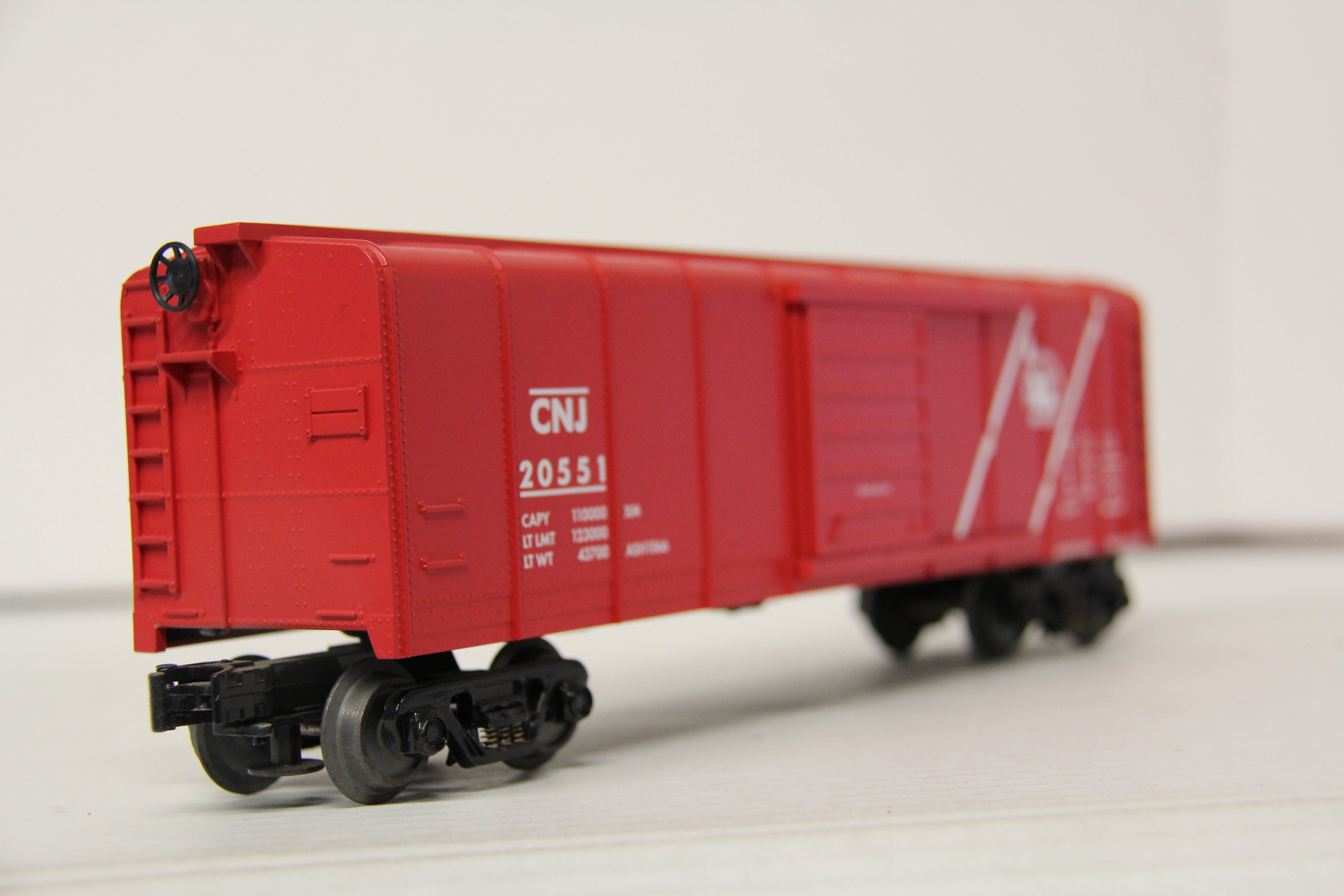 Rail King CNJ Box Car #20551-Second hand-M6327
