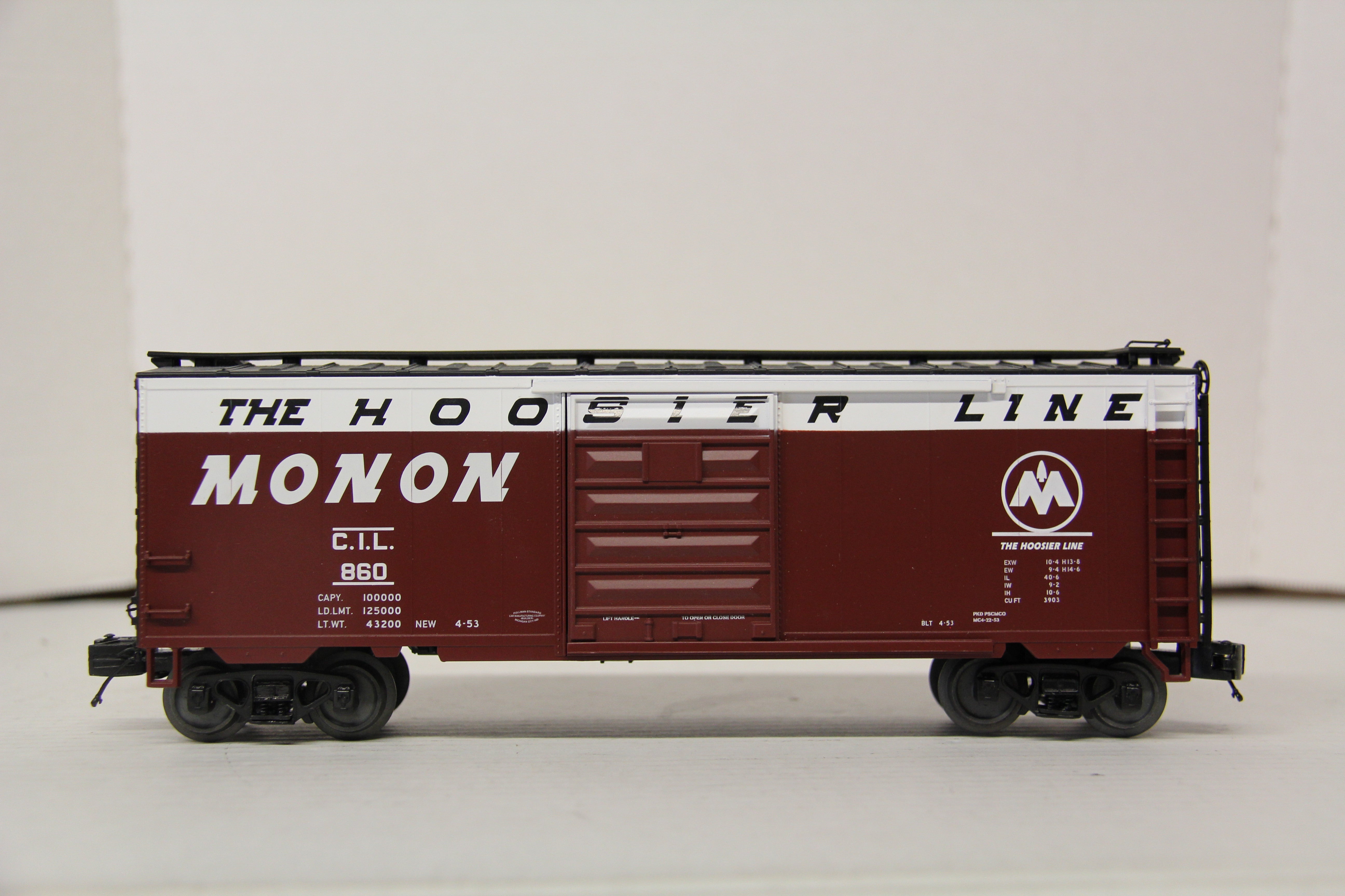 MTH 20-93743 Monon 40' Box Car #860-Second hand-M6330