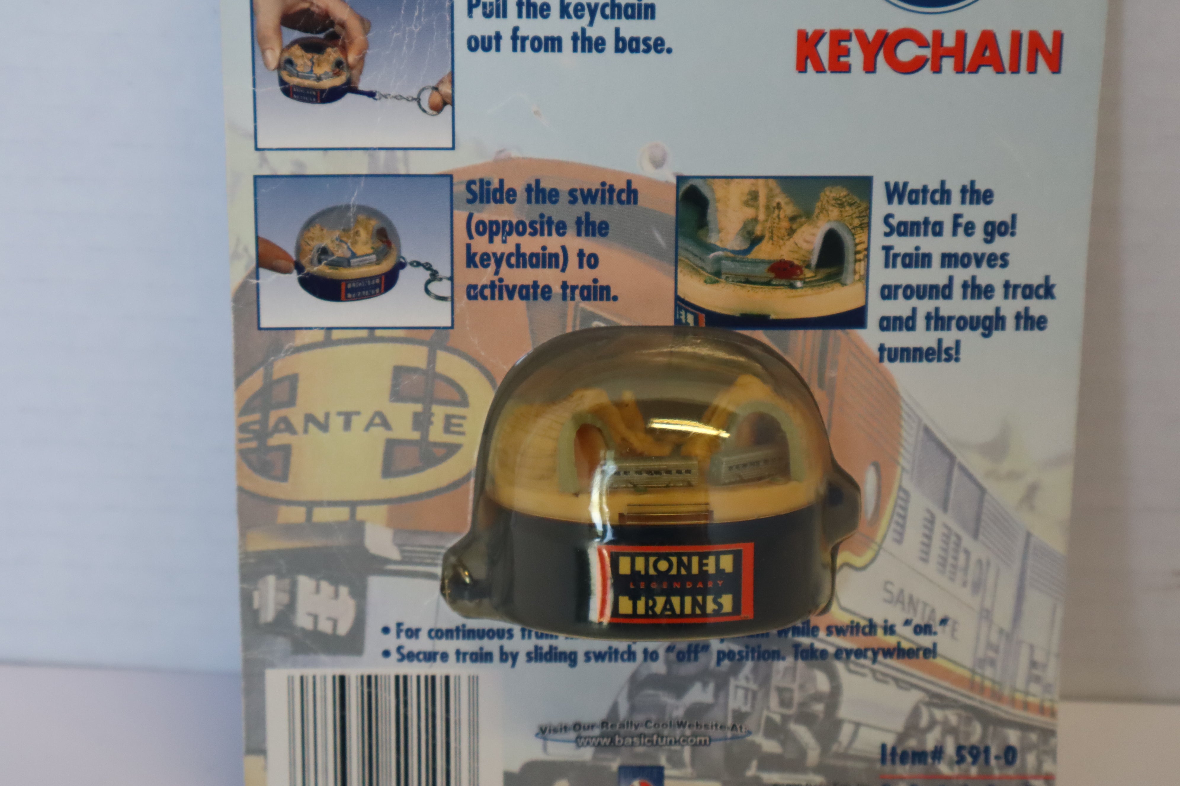 Lionel 1999 Basic Fun Lionel #591-0 Keychain-Second hand-M7825