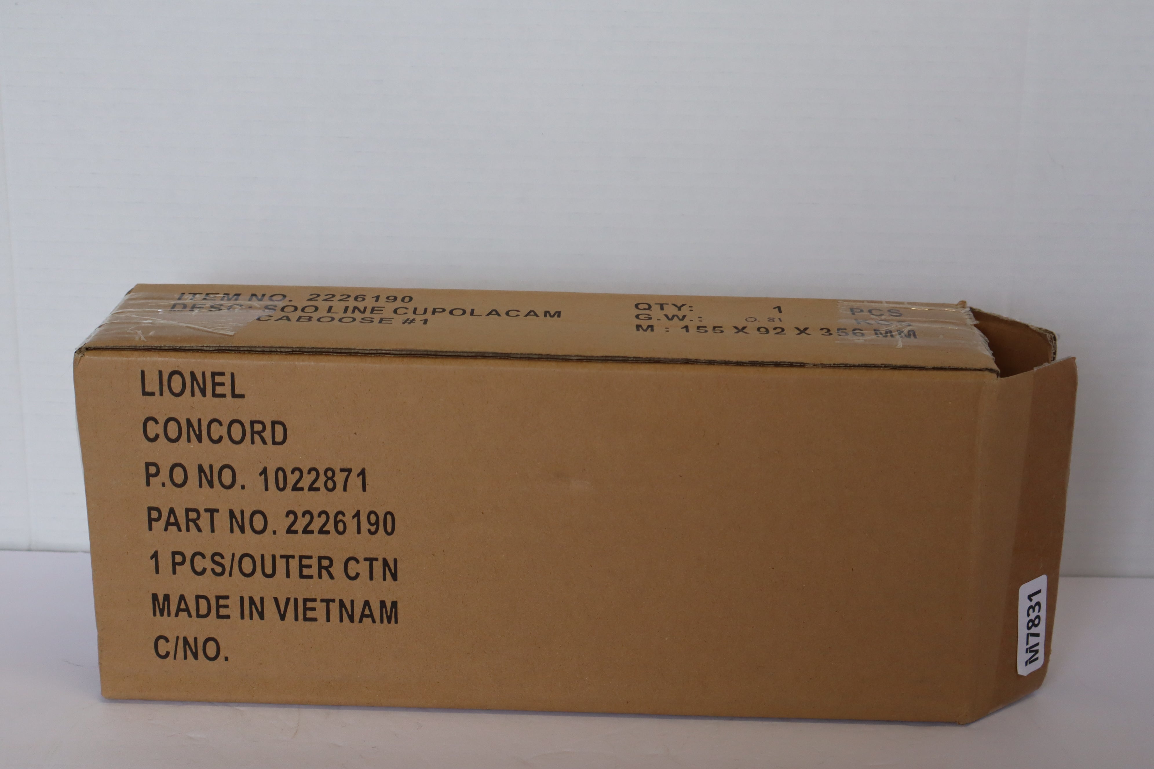 Lionel 2226190 Soo Line Cupola Cam Caboose-Second hand-M7831