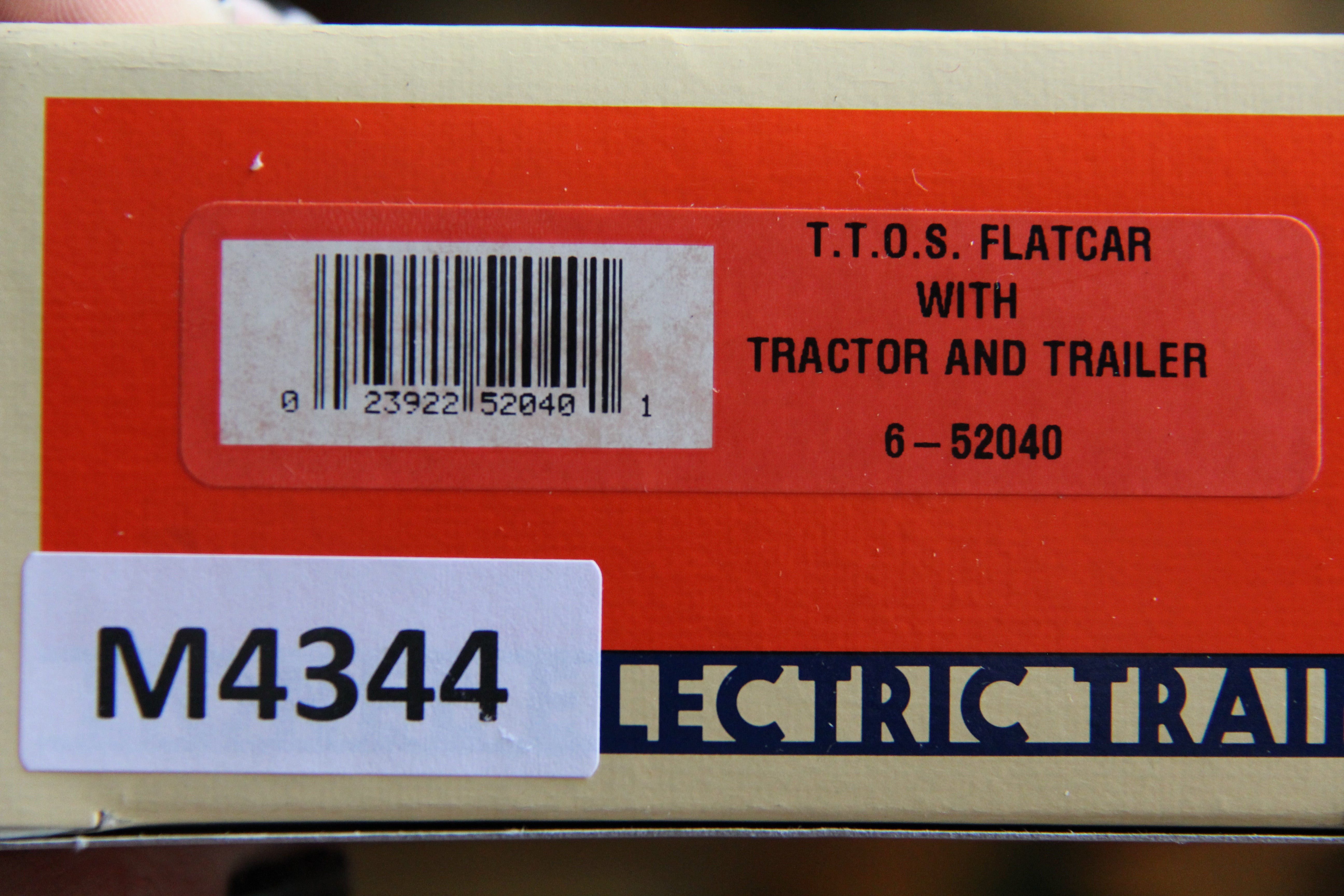 Lionel 6-52040 T.T.O.S Flatcar with No Tractor & Trailer-Second hand-M4344