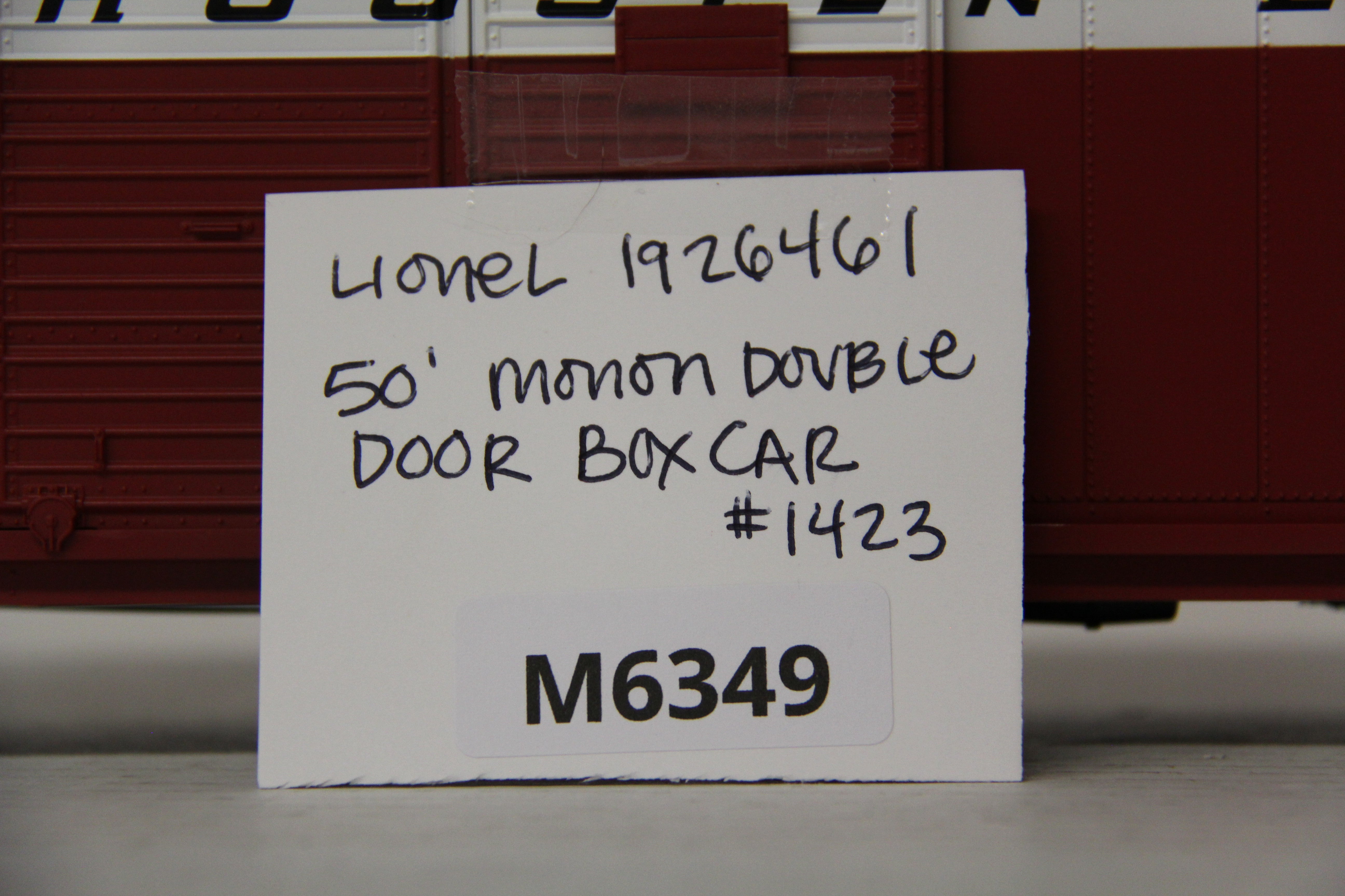 Lionel 1926461 50' Monon Double Door Box Car #1423-Second hand-M6349