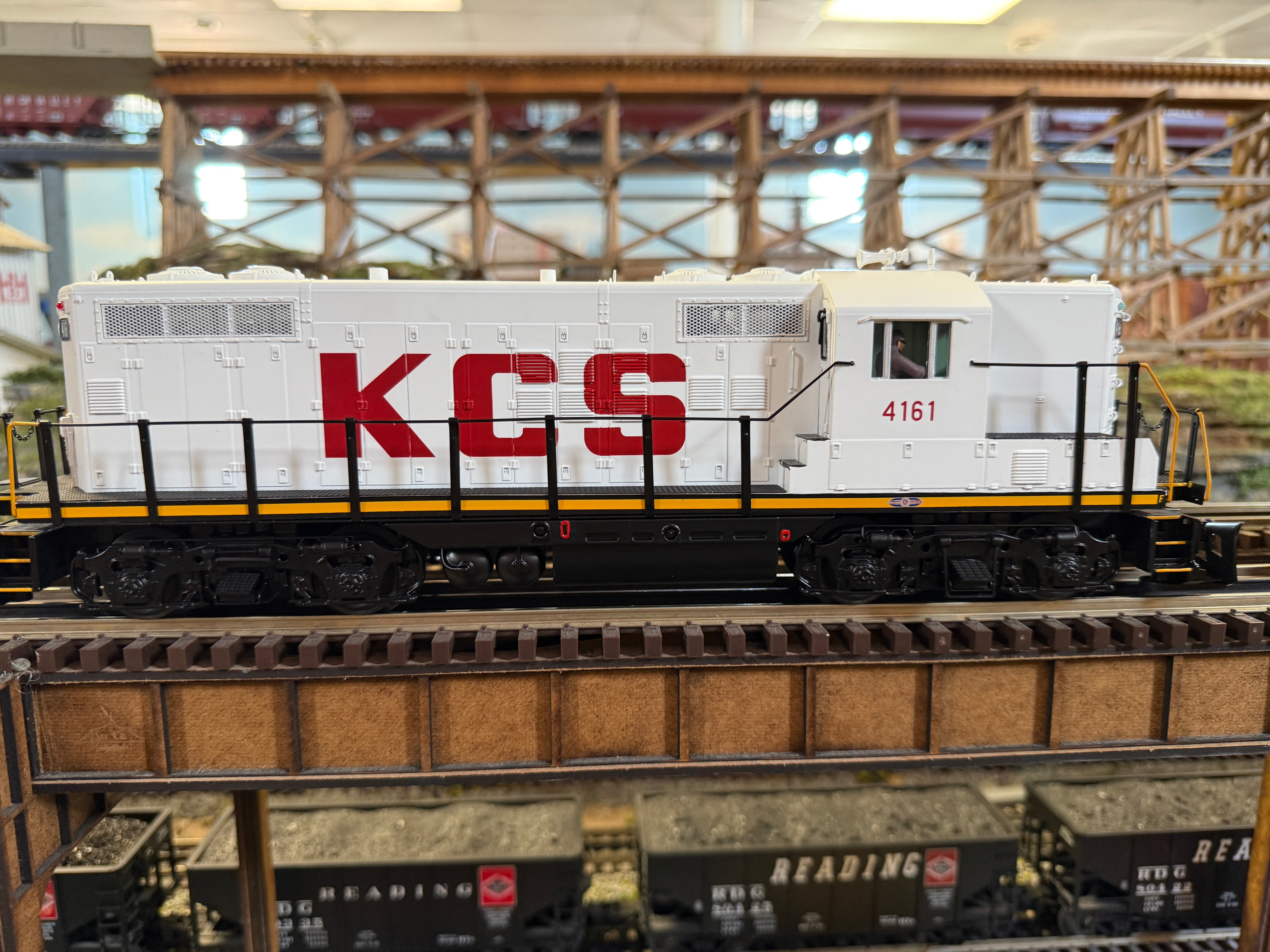 MTH 20-21989-1 - GP-7 Diesel Engine "Kansas City Southern" #4161 w/ PS3  - Custom Run for MrMuffin'sTrains