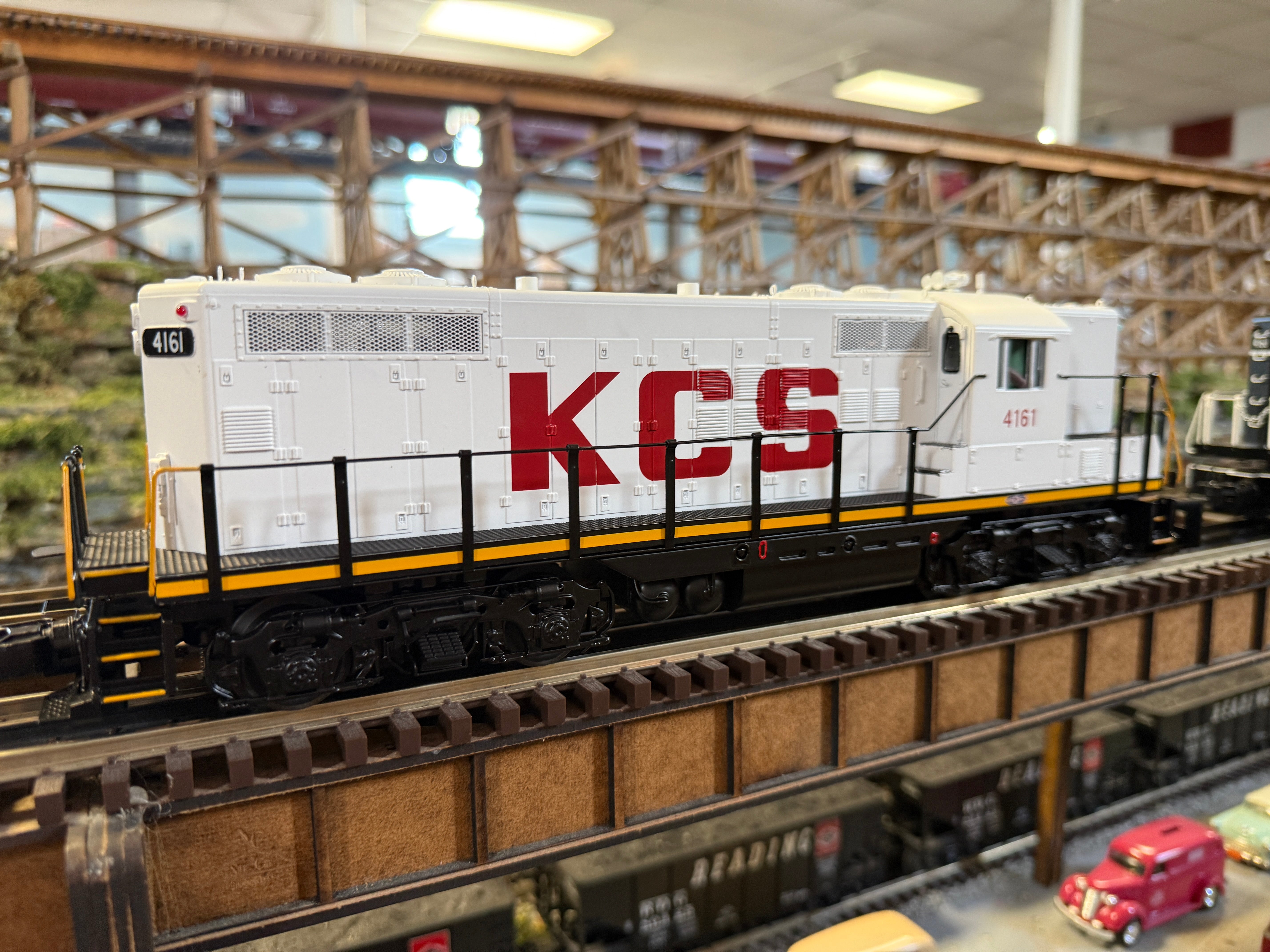 MTH 20-21989-1 - GP-7 Diesel Engine "Kansas City Southern" #4161 w/ PS3  - Custom Run for MrMuffin'sTrains