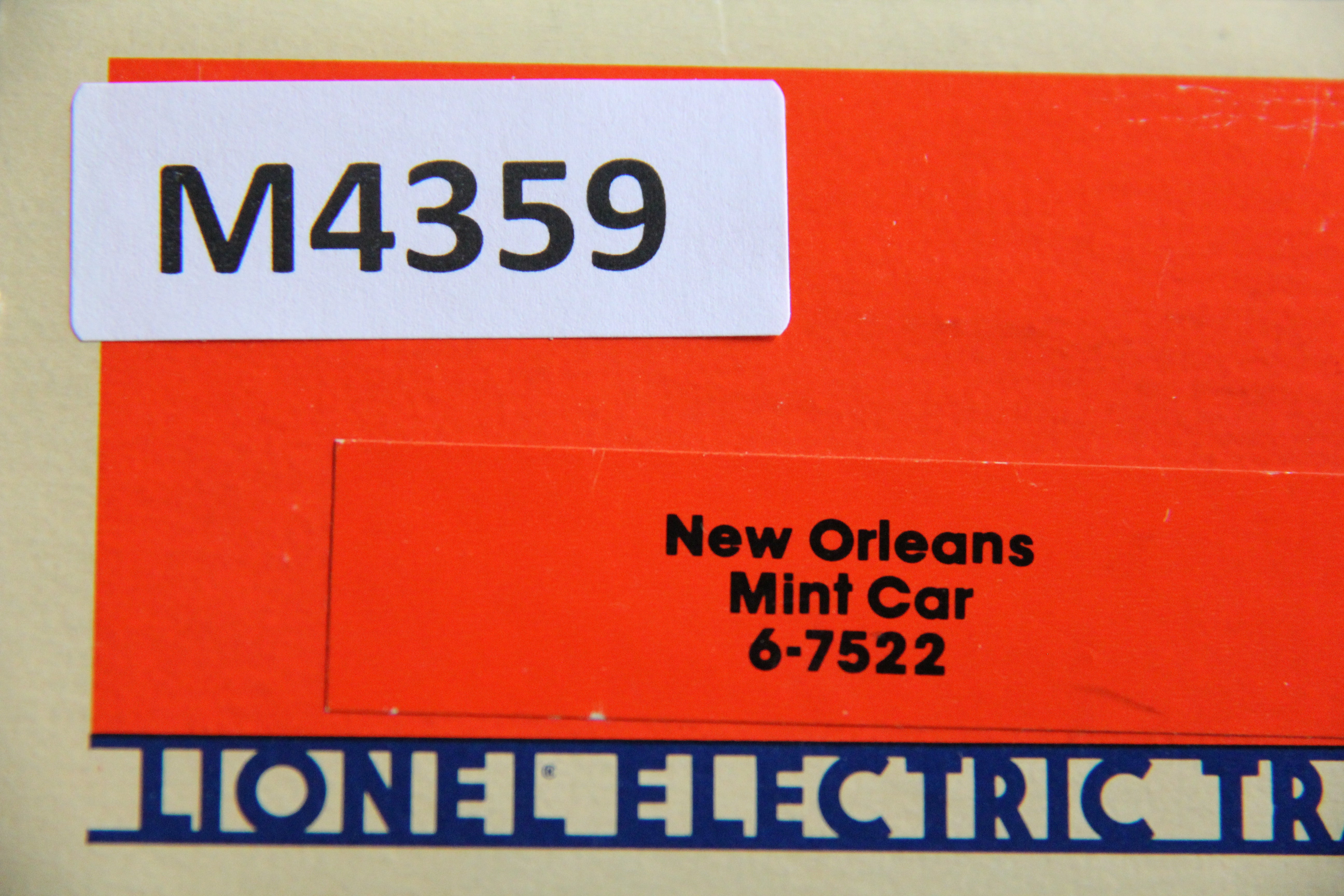 Lionel 6-7522 New Orleans Mint Car-Second hand-M4359