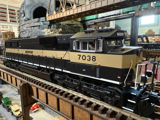 MTH 20-21983-1 - SD60E Diesel Engine "Monon" #7038 w/ PS3 - Custom Run for MrMuffin'sTrains - MrMuffin'sTrains