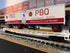 MTH 20-95736 - Flat Car "Minneapolis & St Louis" #1259 w/ (2) PUP Trailers - Custom Run for MrMuffin'sTrains