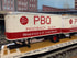 MTH 20-95735 - Flat Car "Minneapolis & St Louis" #1256 w/ (2) PUP Trailers - Custom Run for MrMuffin'sTrains