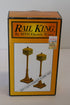 Rail King MT-1028 No 57 Yellow Street Lamp Metal Lamp Post Set-Second hand-M7850