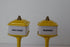 Rail King MT-1028 No 57 Yellow Street Lamp Metal Lamp Post Set-Second hand-M7850