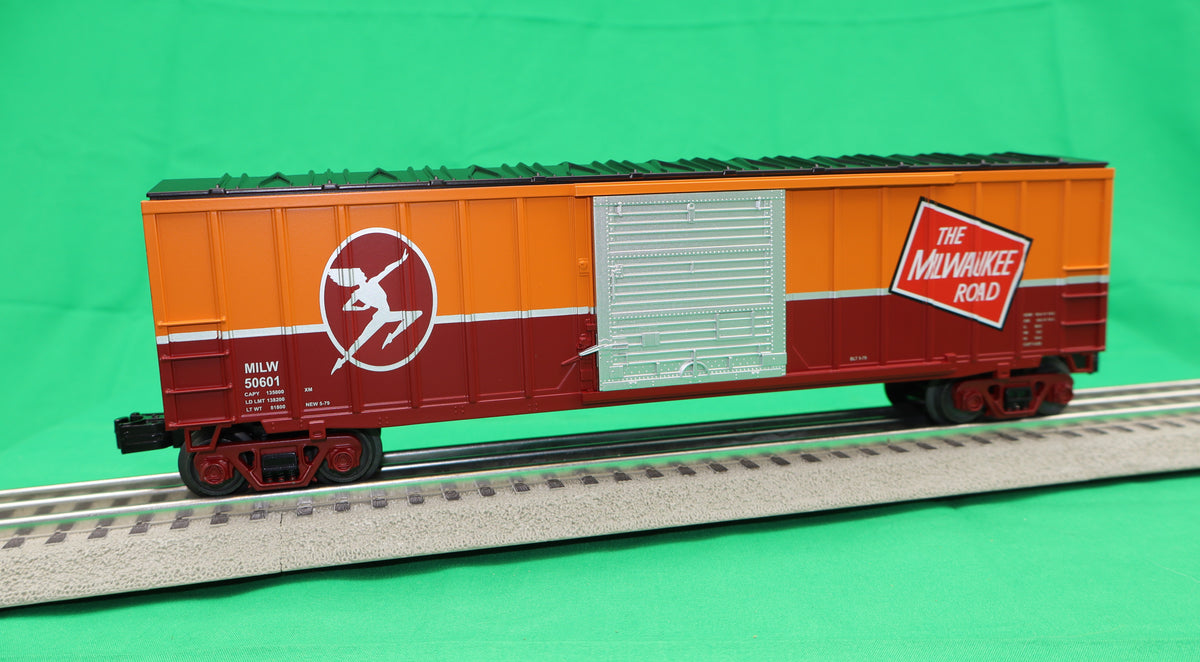 MTH 30-71209 - RailKing - 50’ Modern Box Car "Milwaukee Road" #50601