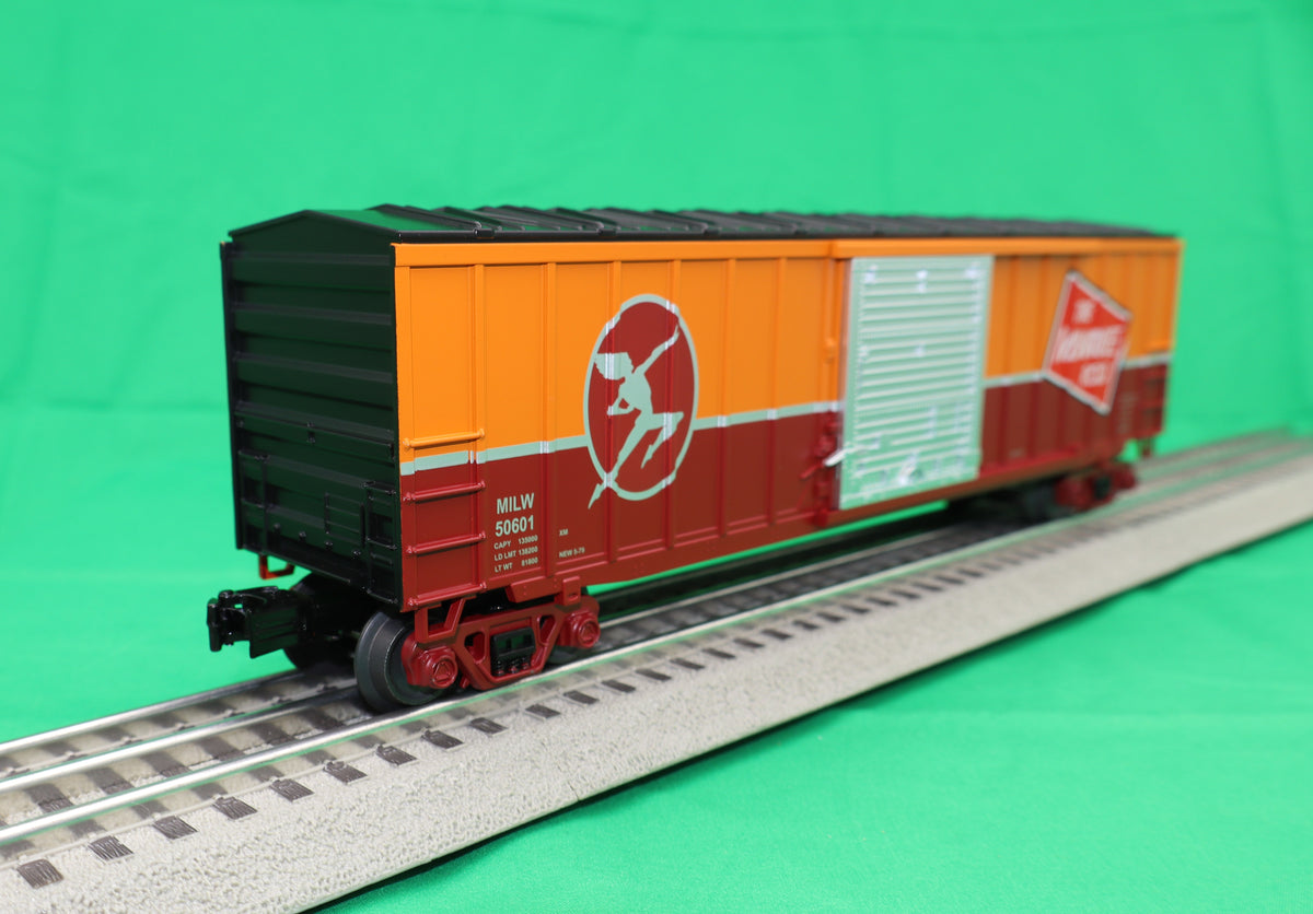 MTH 30-71209 - RailKing - 50’ Modern Box Car "Milwaukee Road" #50601