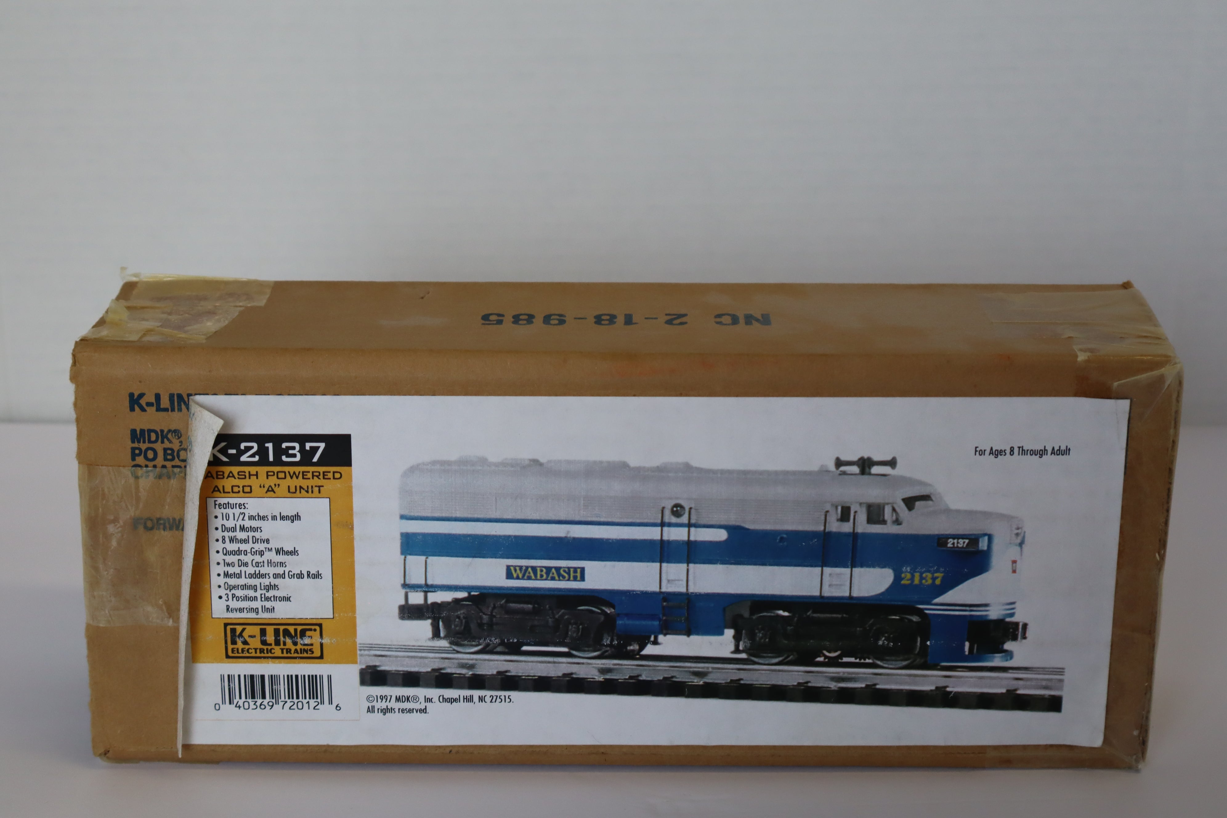 K-Line K 2137 Wabash Alco A Unit SHELL ONLY-Second hand-M7854