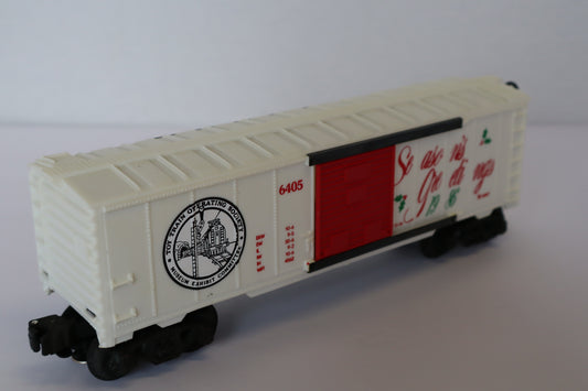 1986 K Line K-6405 TTOS Seasons Greetings Boxcar-Second hand-M7853