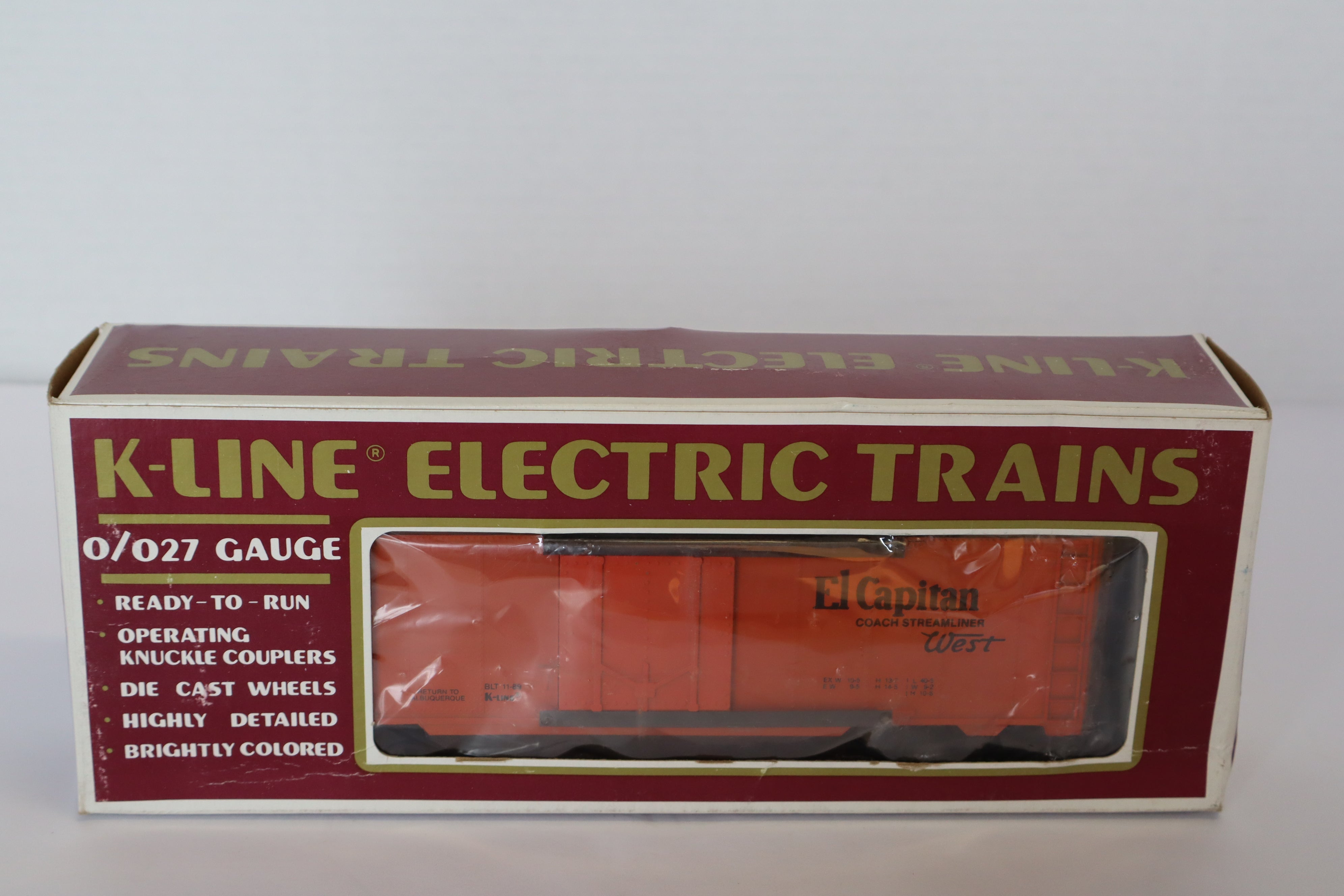 O / 027 K Line SFRD Reefer #75015-Second hand-M7864