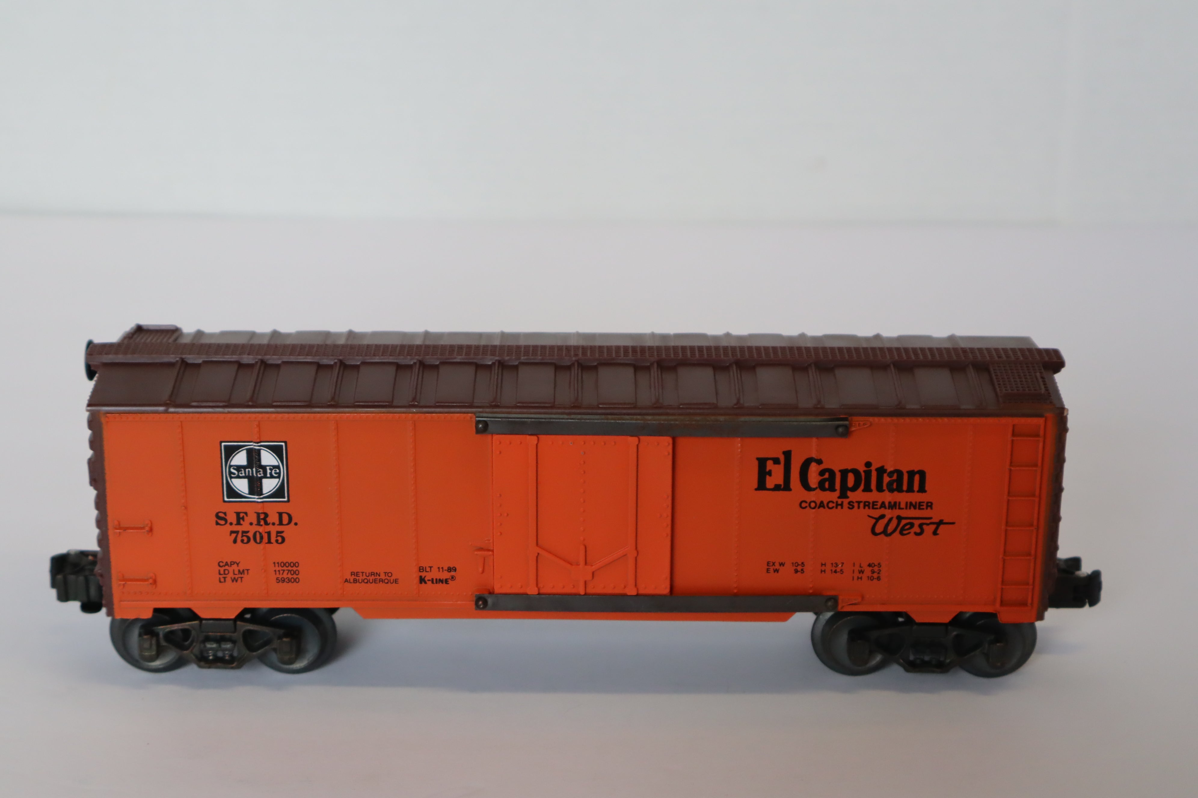 O / 027 K Line SFRD Reefer #75015-Second hand-M7864